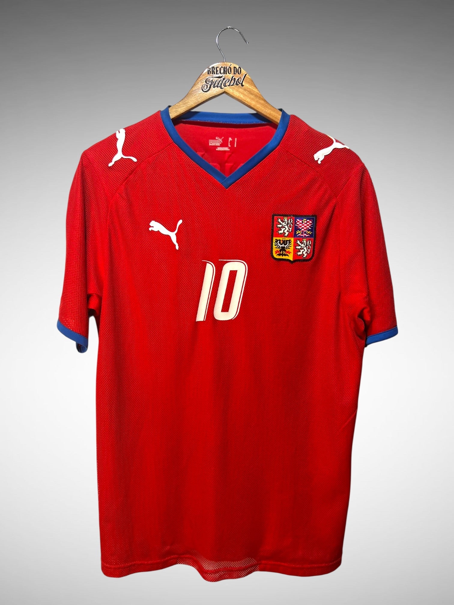 República Tcheca 2008 Primeira Camisa Tam M N 10 Rosicky.