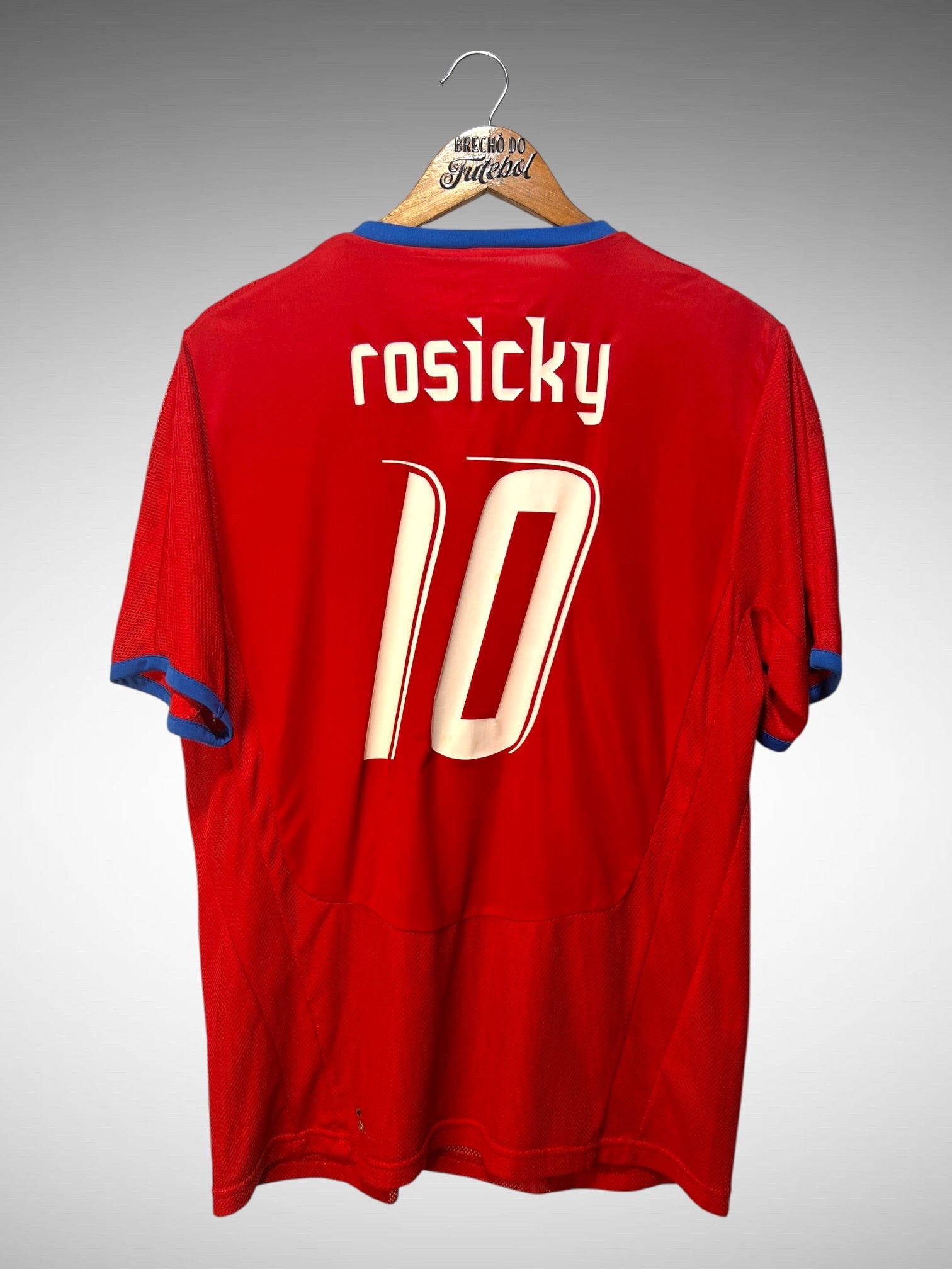República Tcheca 2008 Primeira Camisa Tam M N 10 Rosicky.