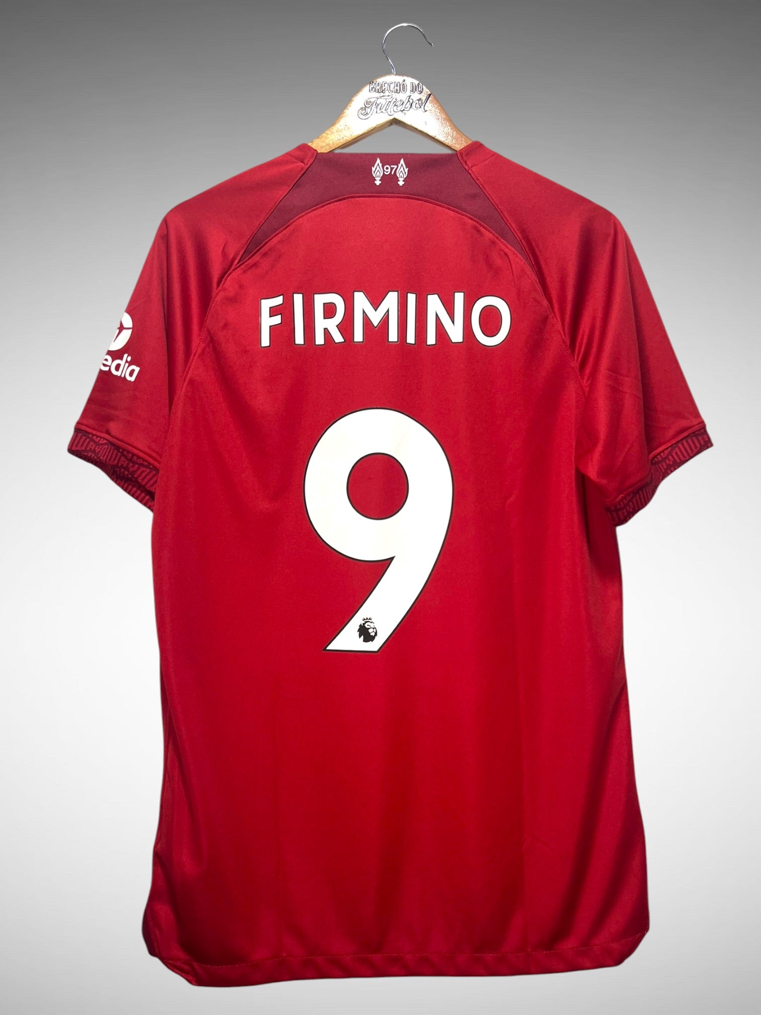 Liverpool 2022 Primeira Camisa Tam M N 9 Firmino.