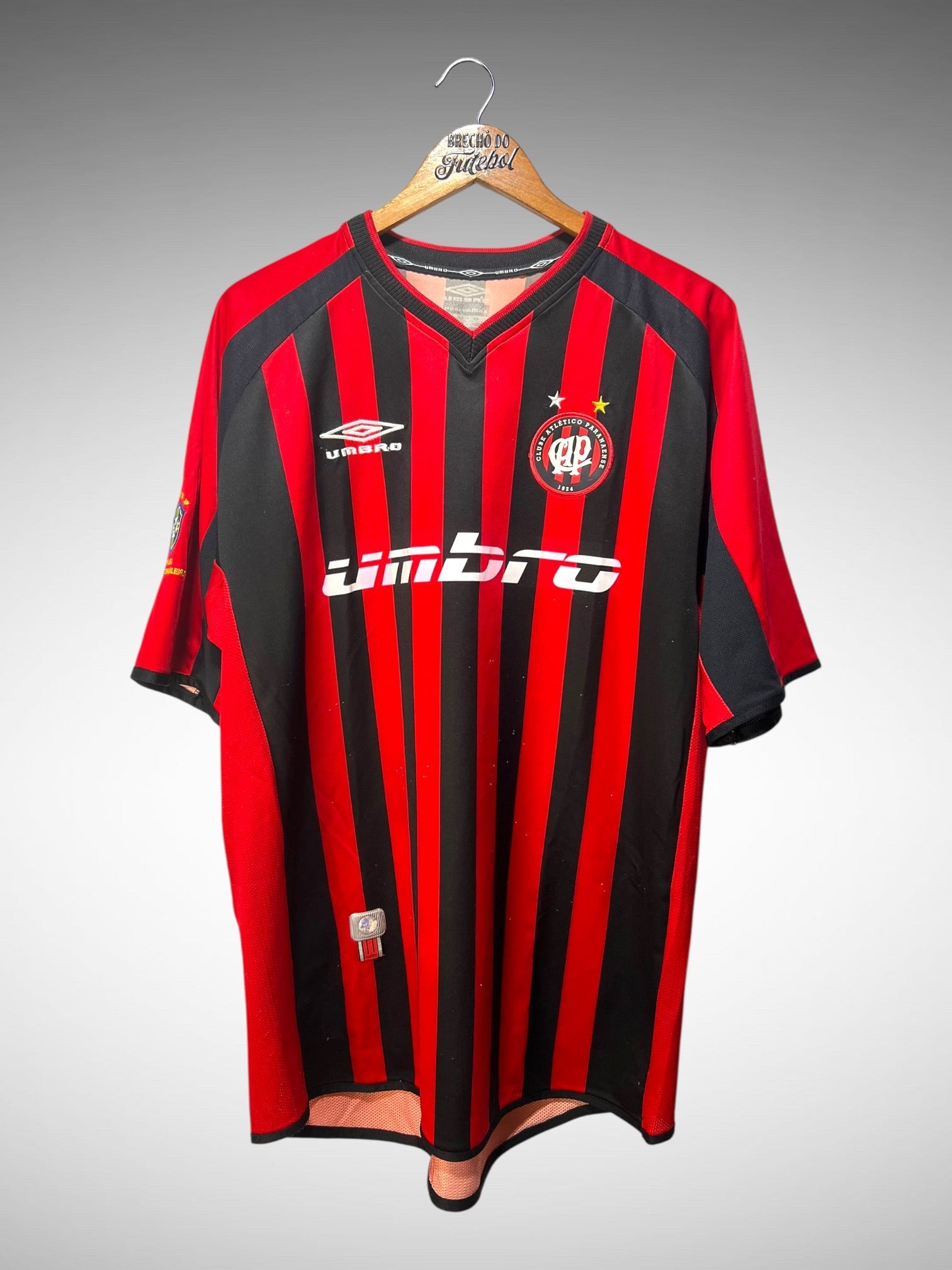 Athlético Paranaense 2002 Primeira Camisa Tam GG N 10.
