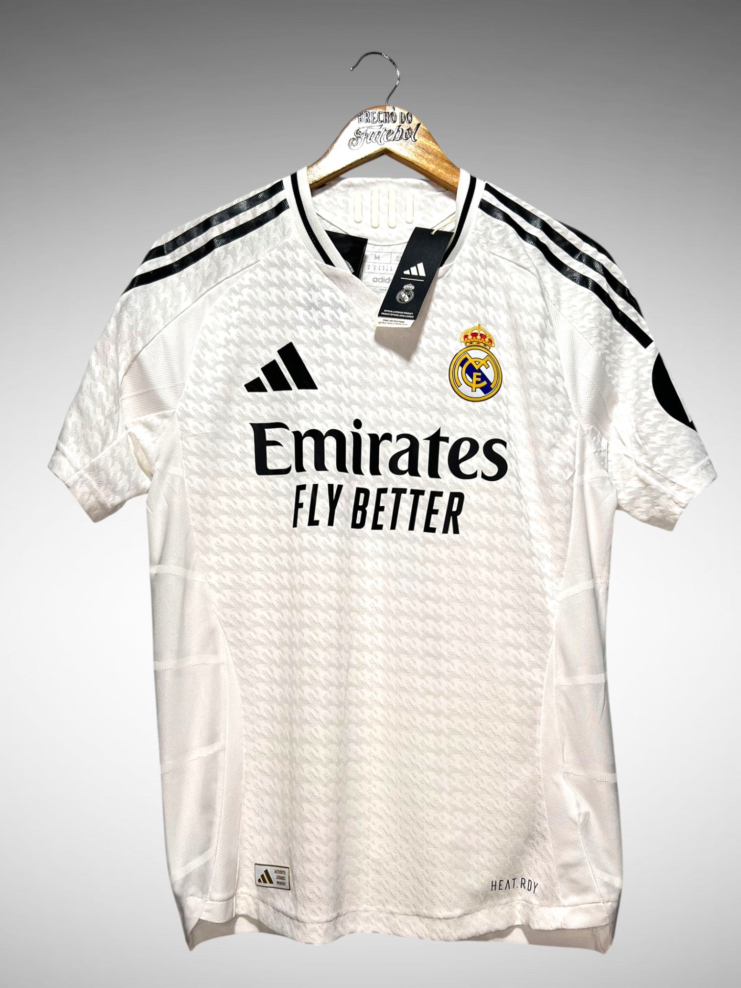 Real Madrid 2024 Primeira Camisa Tam M N 7 Vini Jr.