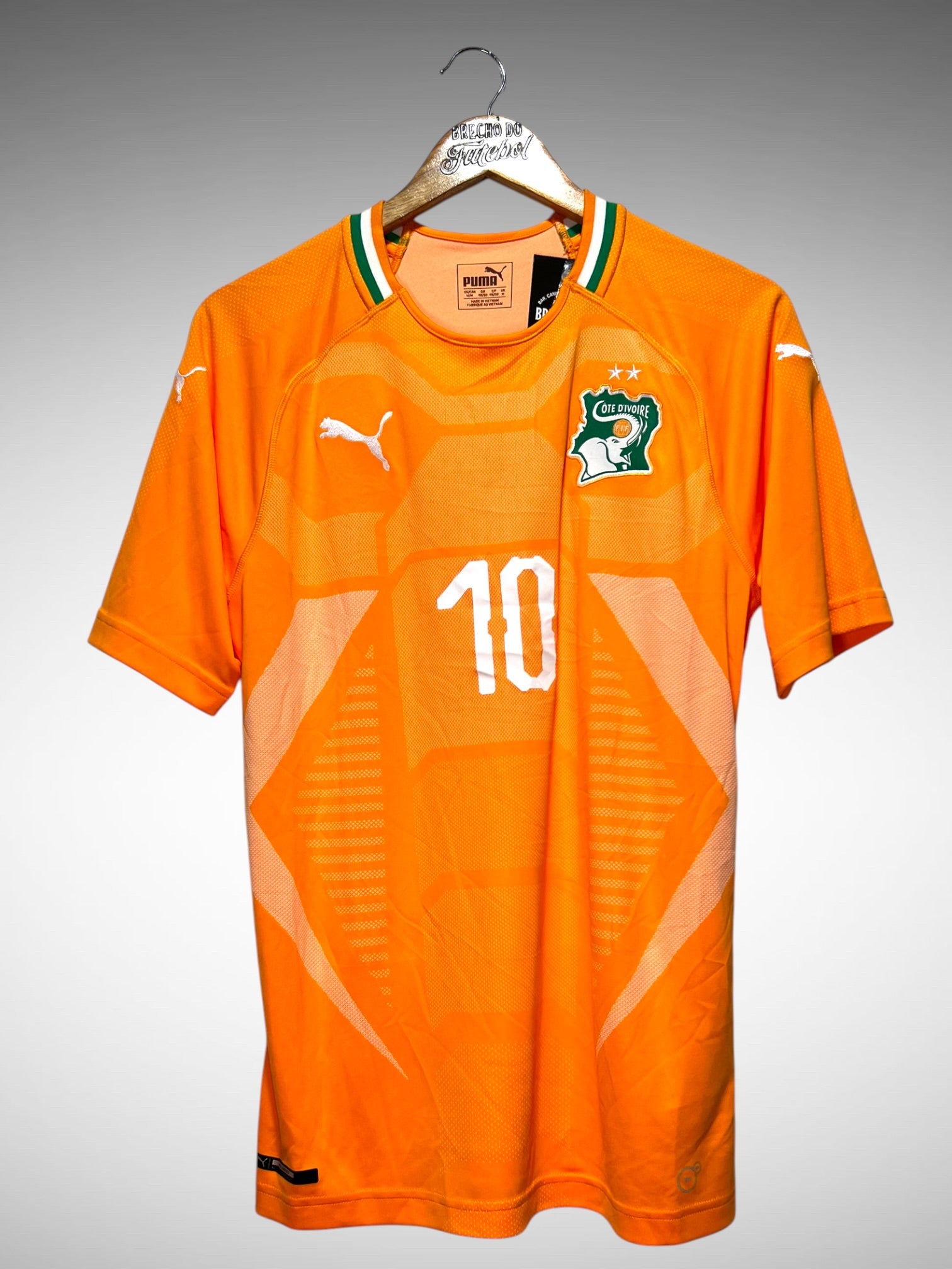 Costa do Marfim 2019 Primeira Camisa Tam M N 10 Gervinho.