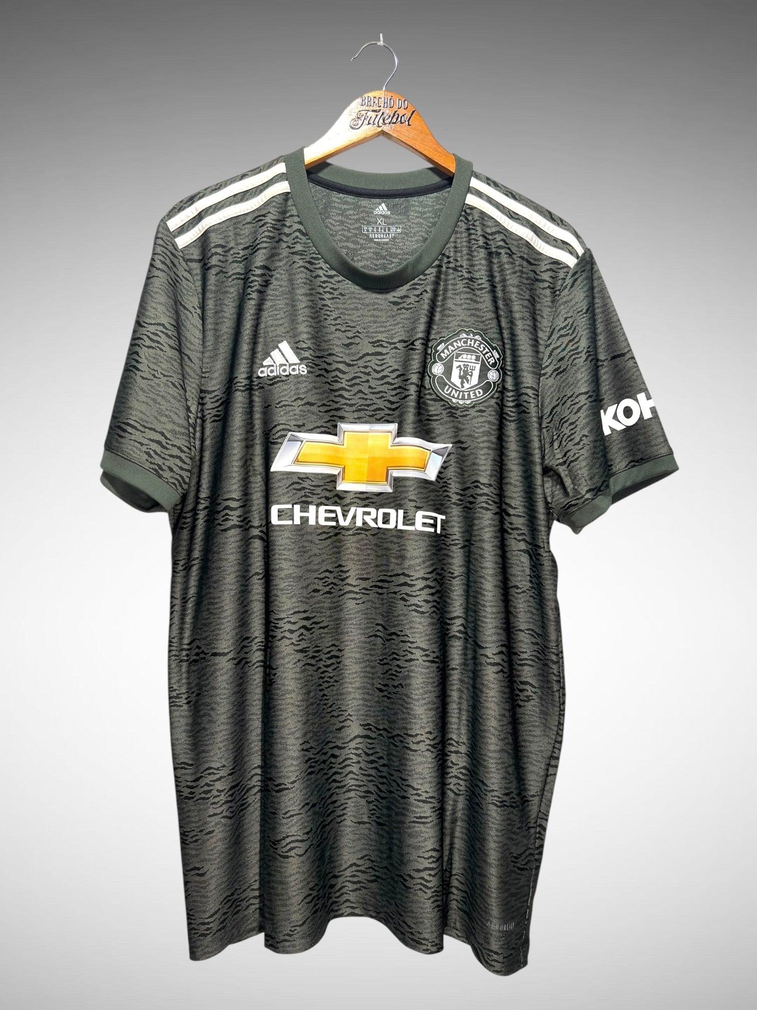 Manchester United 2020 Segunda Camisa Tam GG N 8 B. Fernandes.