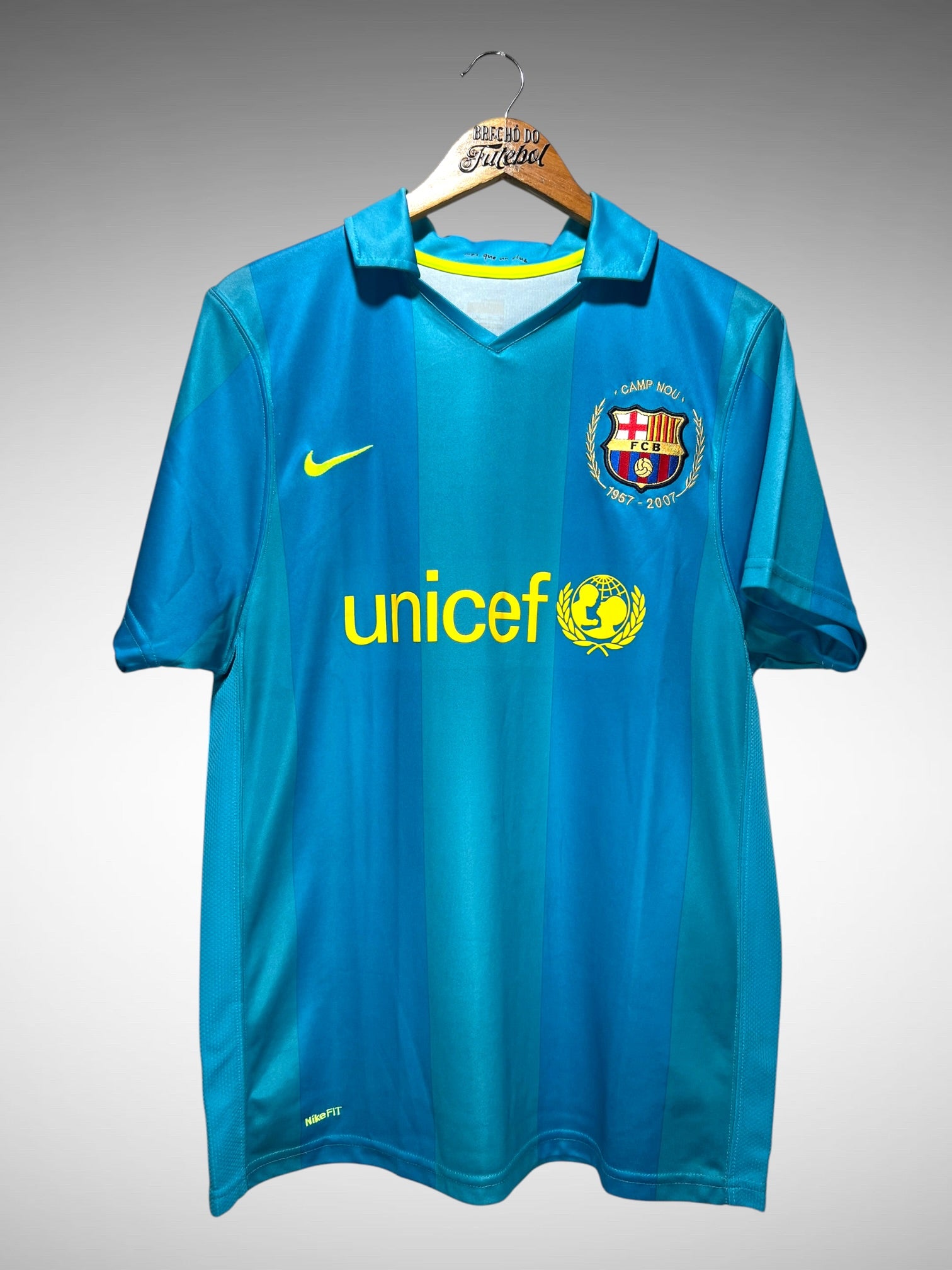 Barcelona 2007 Segunda Camisa Tam M N 10 Ronaldinho.