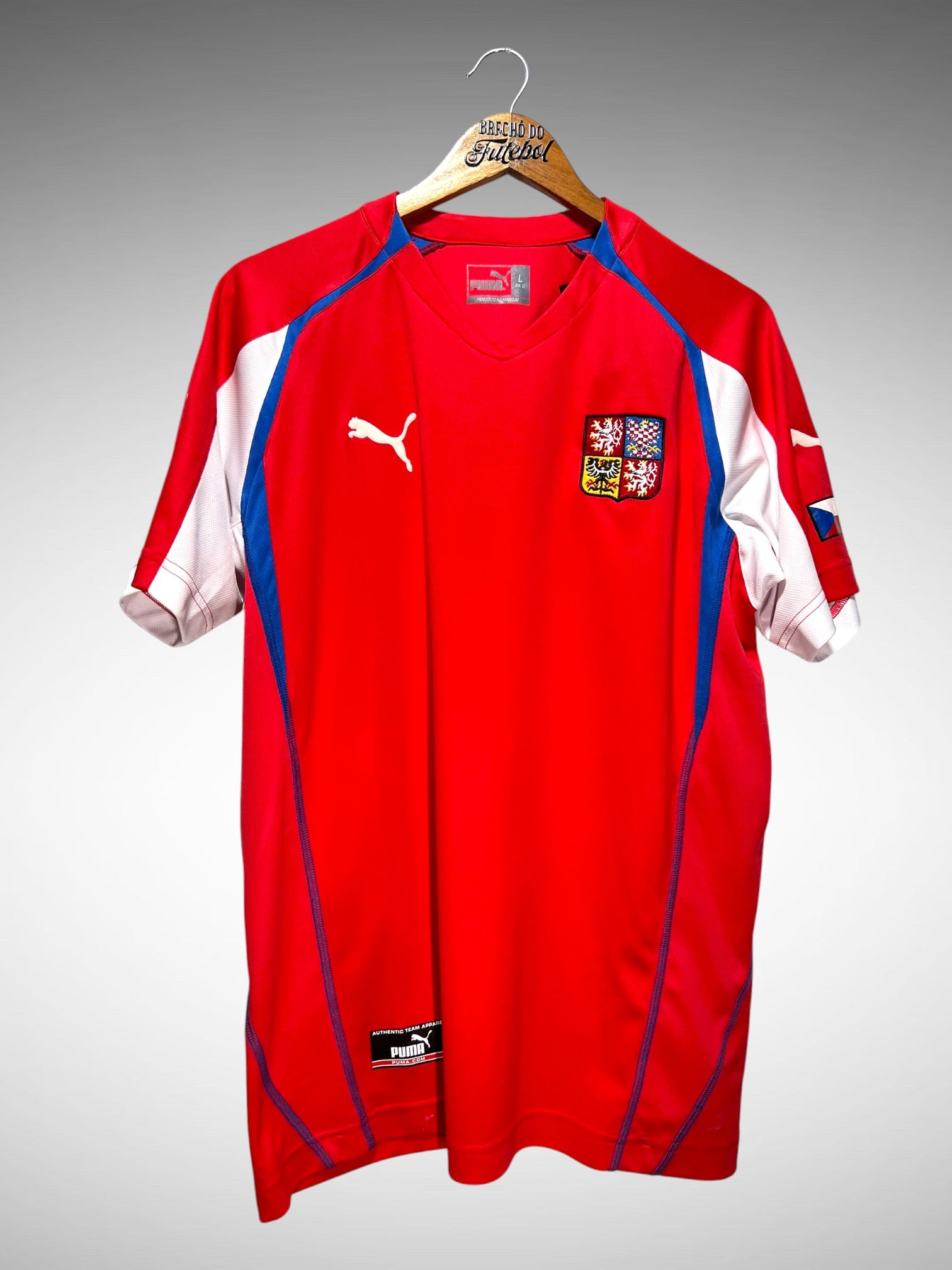 República Tcheca 2004 Primeira Camisa Tam G.