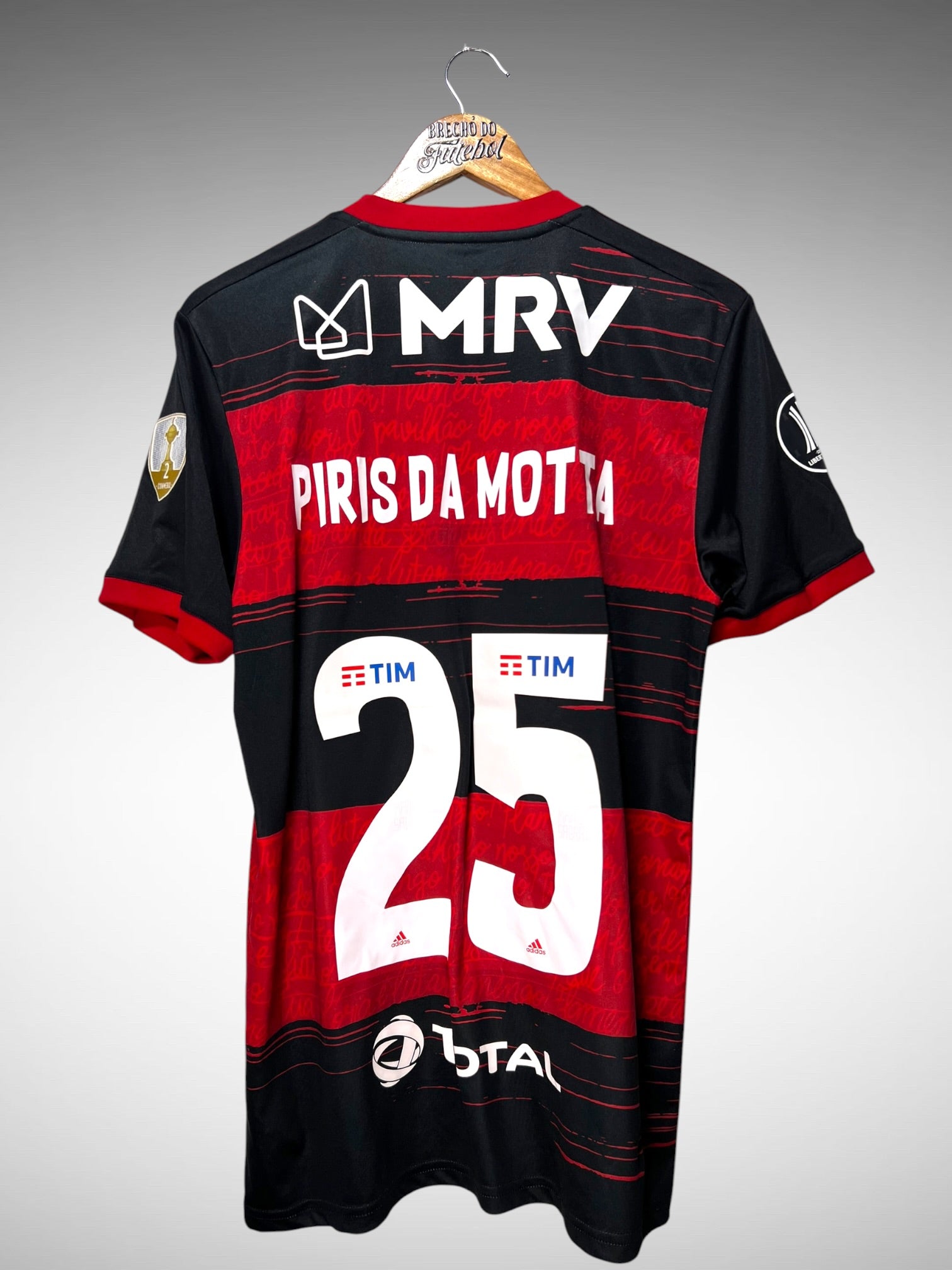 Flamengo 2020 Primeira Camisa Tam M N 25 Piris da Motta.