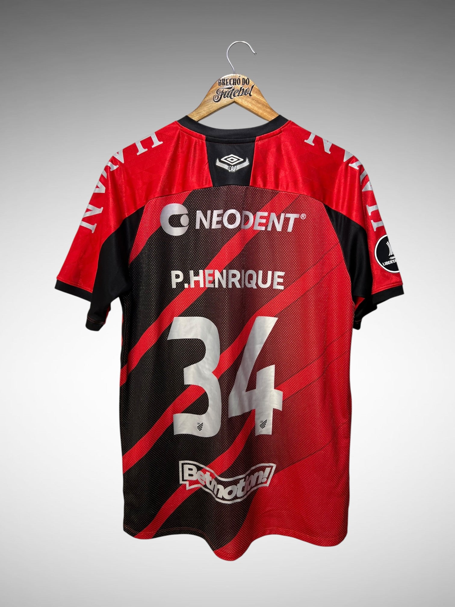 Athlético Paranaense 2022 Primeira Camisa Tam G N 34 P. Henrique.