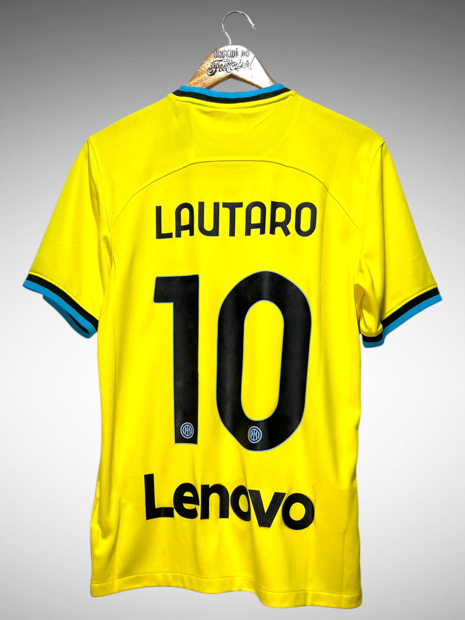 Inter de Milão 2022 Terceira Camisa Tam P N 10 Lautaro.