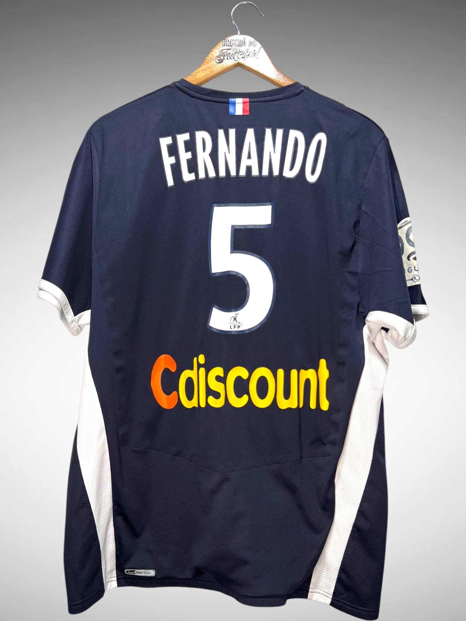 Girondins Bordeaux 2008 Primeira Camisa Tam GG N 5 Fernando.