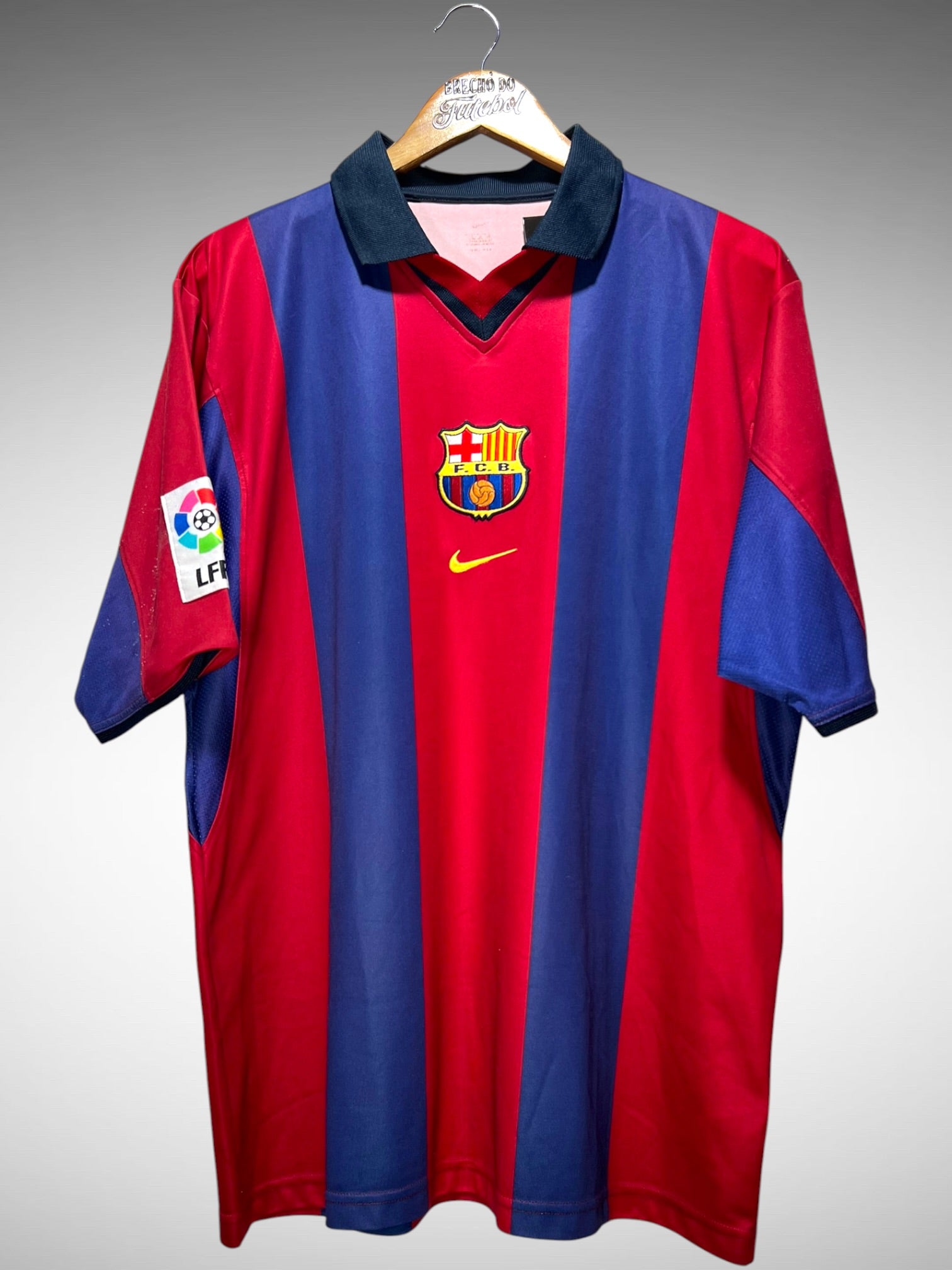 Barcelona 2000 Primeira Camisa Tam G.