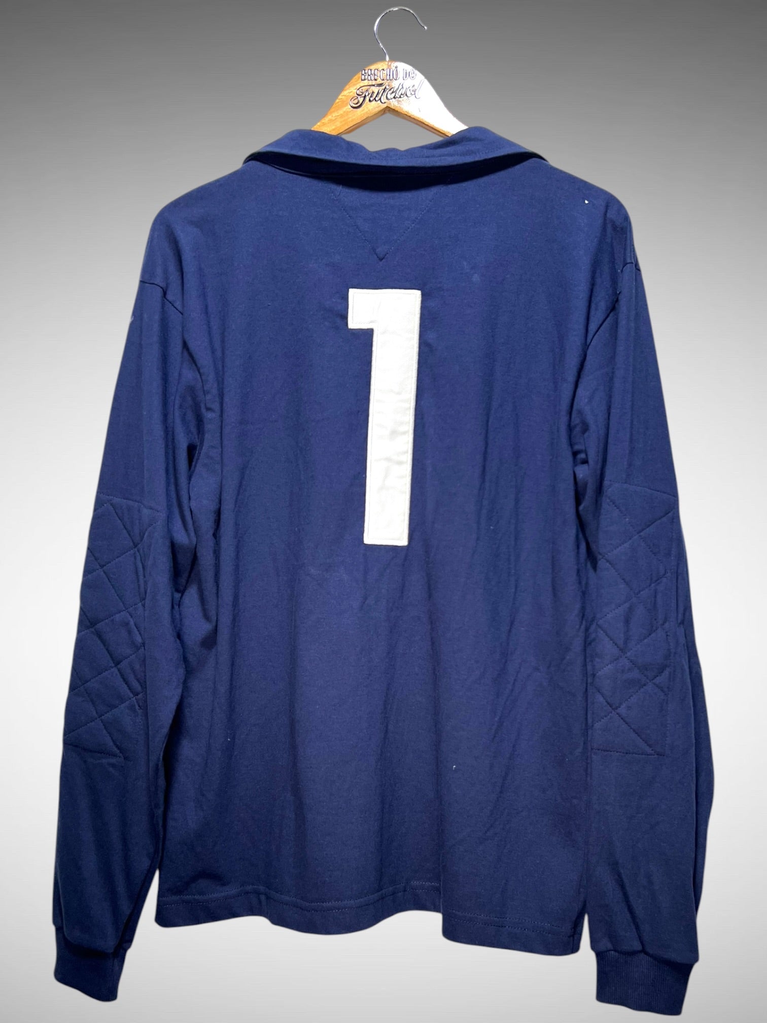 Brasil Retrô 1970 Camisa de Goleiro Tam M N 1 Mangas Longas.