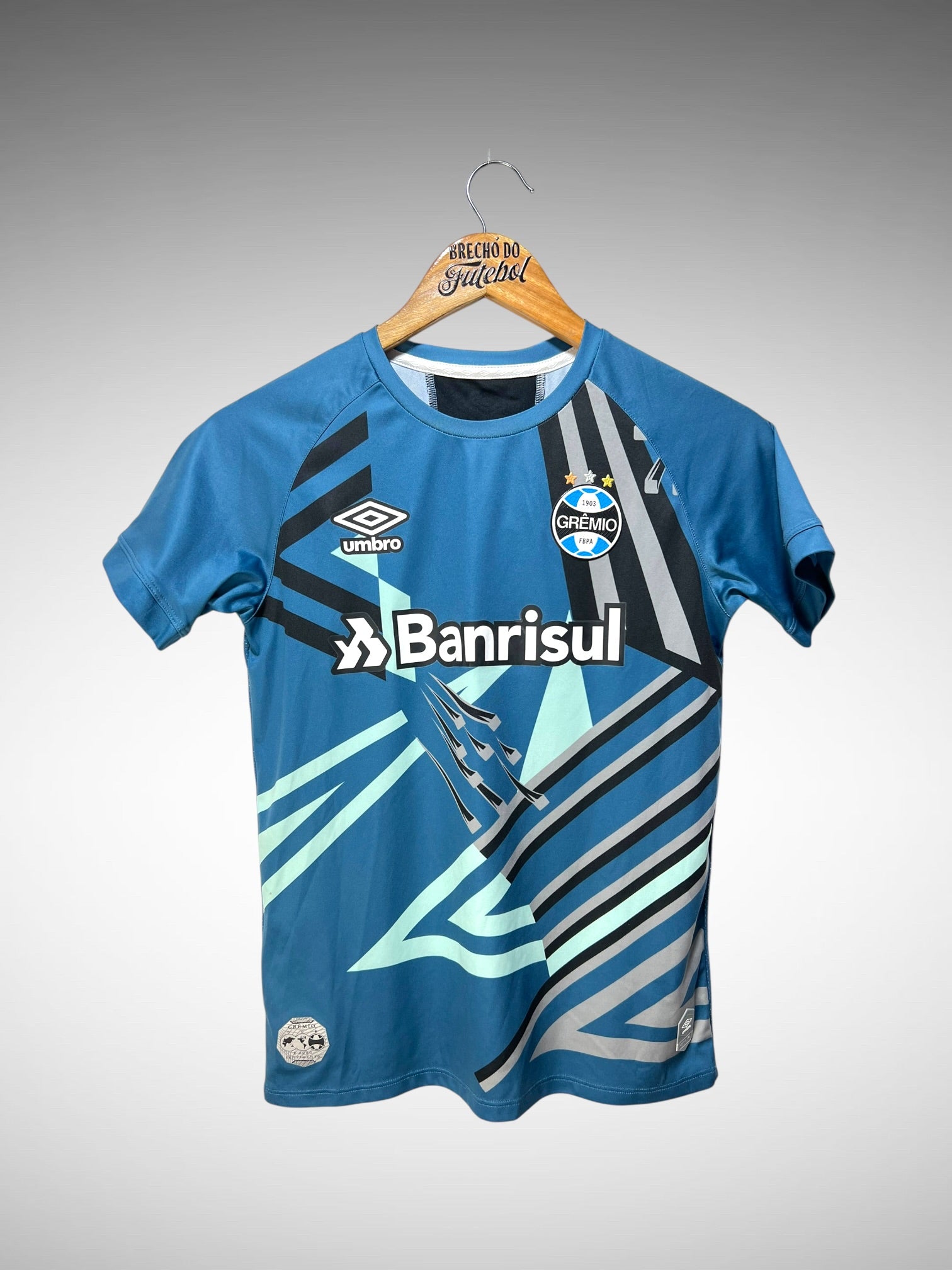 Grêmio 2020 Camisa de Goleiro Tam 12 anos Infantil N 1.
