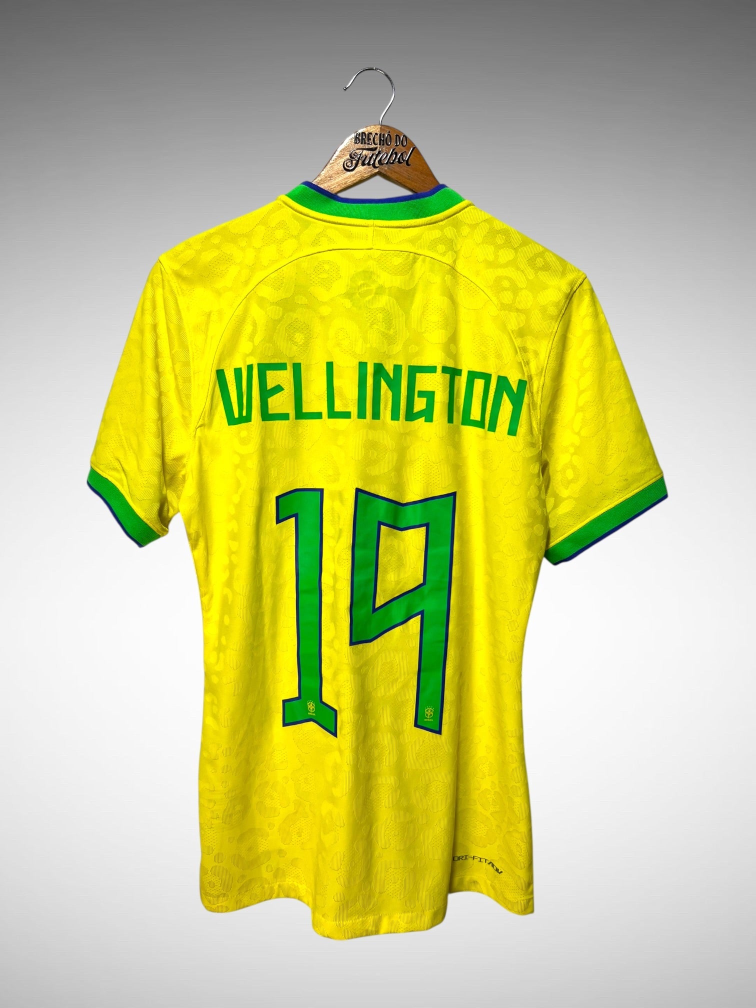 Brasil 2022 Sub-17 Primeira Camisa Tam M N 19 Wellington.