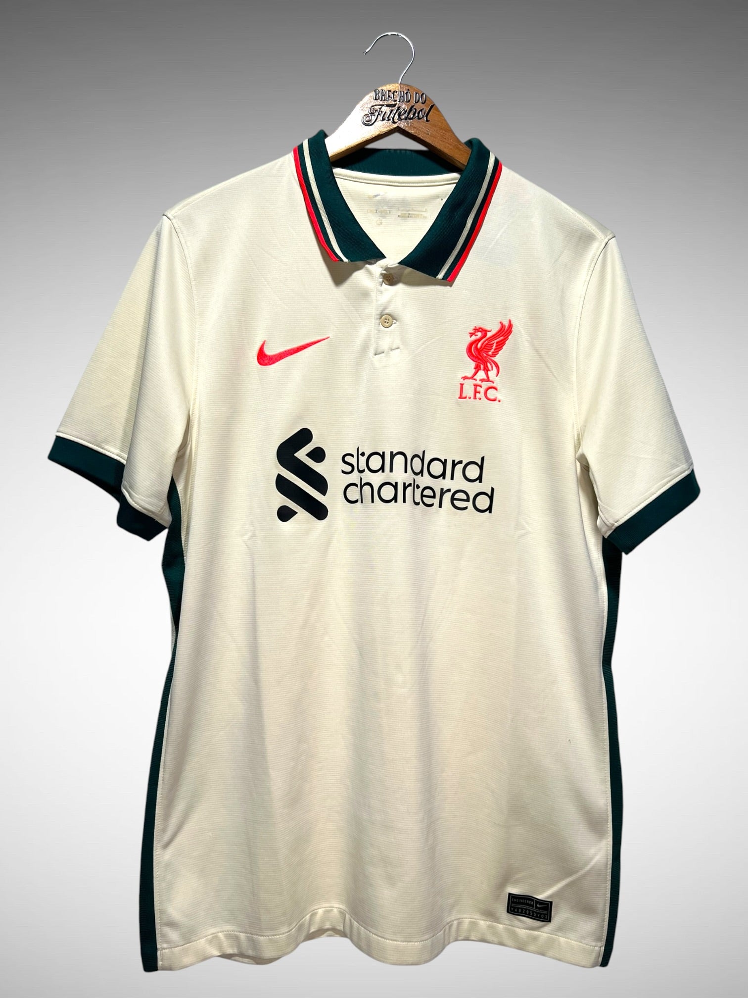 Liverpool 2021 Segunda Camisa Tam G N 4 Virgil.