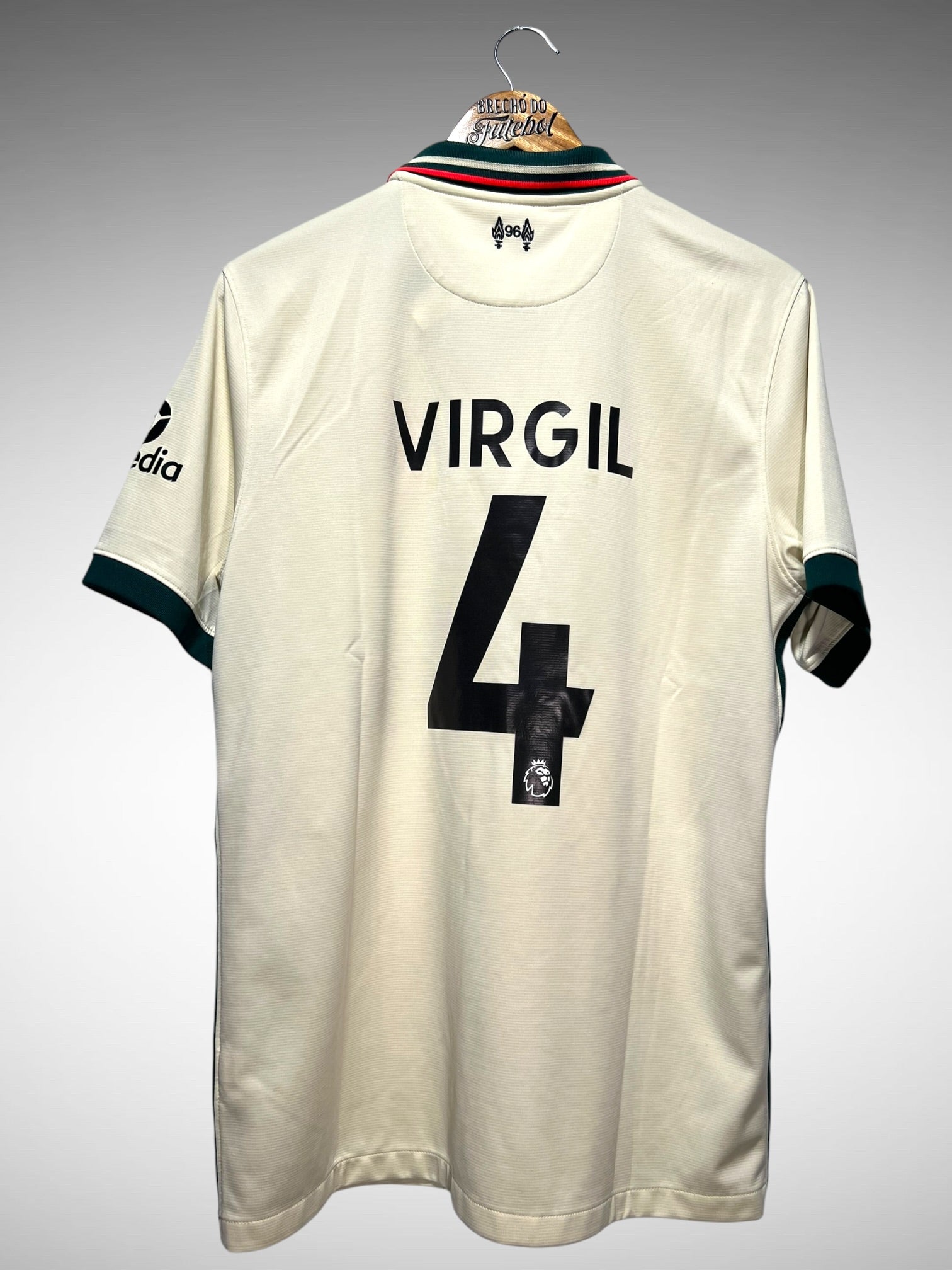 Liverpool 2021 Segunda Camisa Tam G N 4 Virgil.