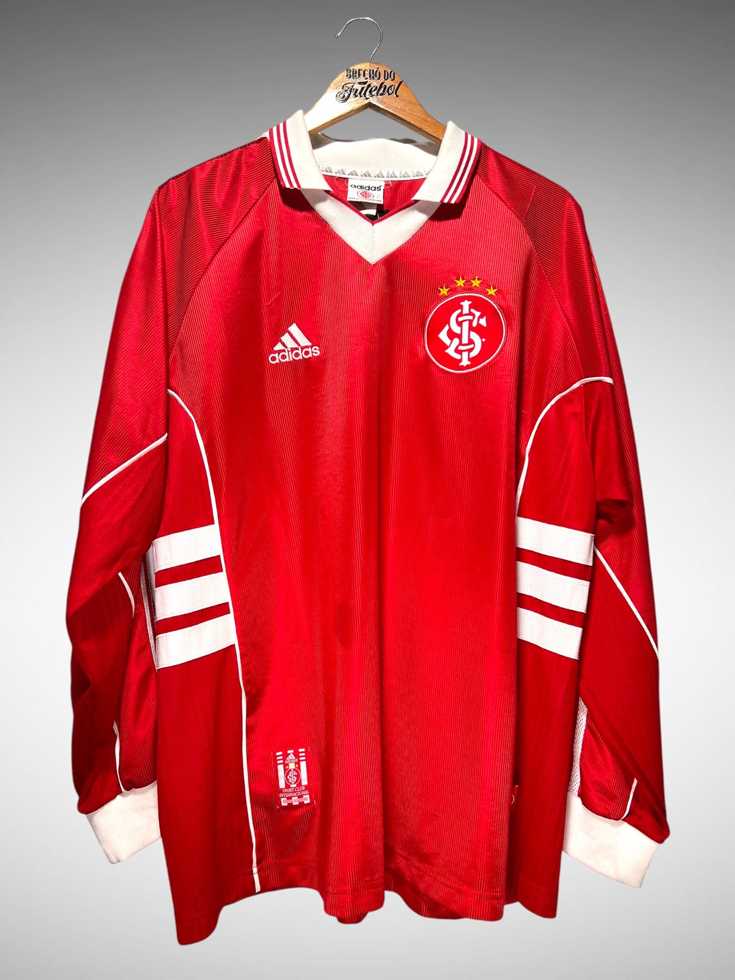 Internacional 1999 Primeira Camisa Tam GG N 15 Mangas Longas.