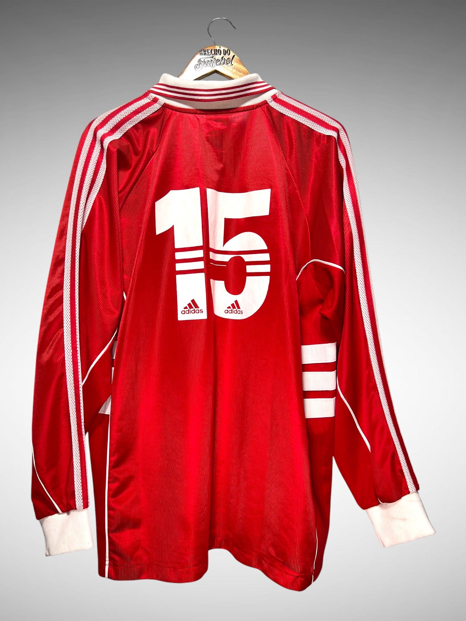 Internacional 1999 Primeira Camisa Tam GG N 15 Mangas Longas.