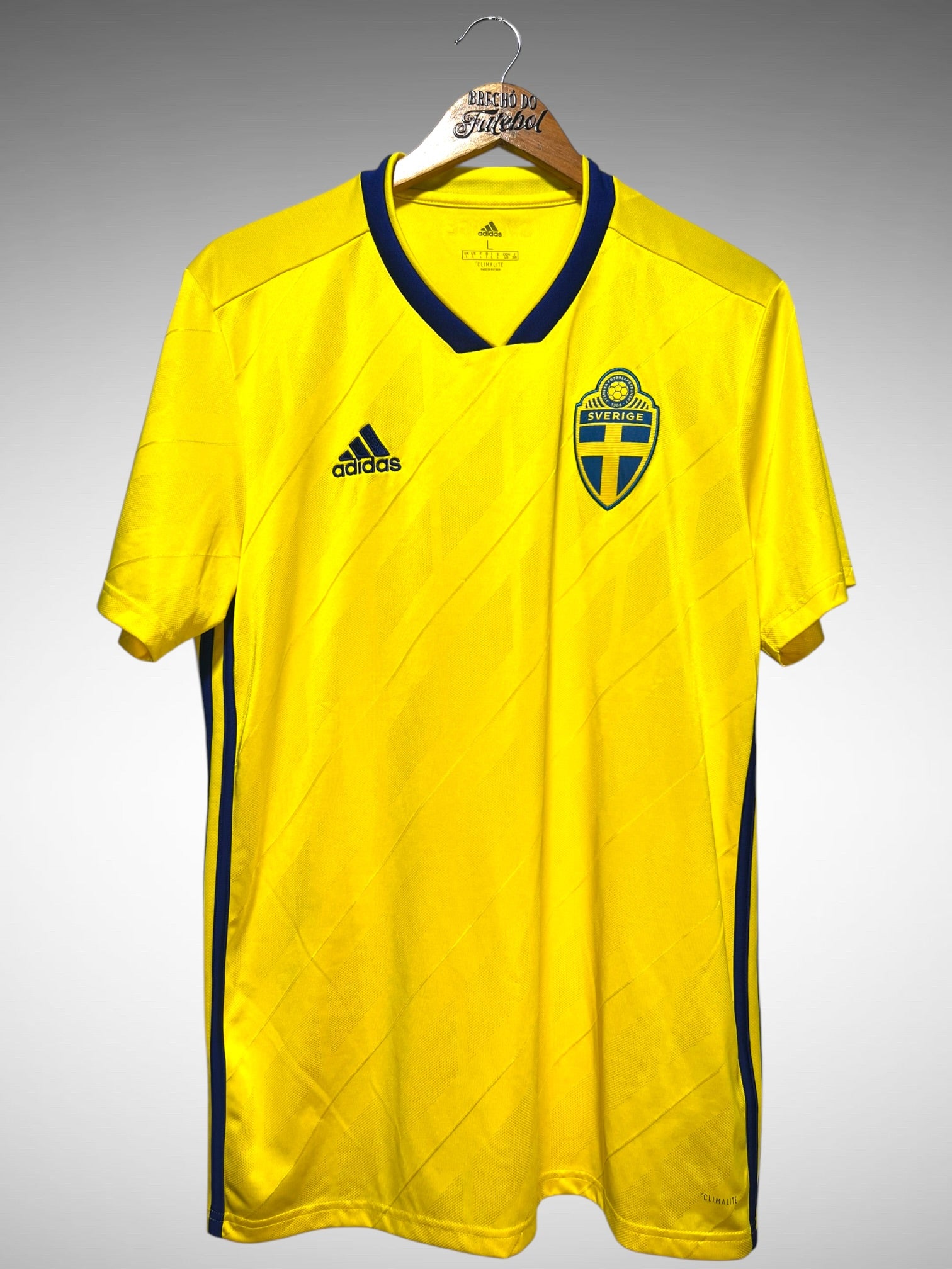Suécia 2018 Primeira Camisa Tam G.