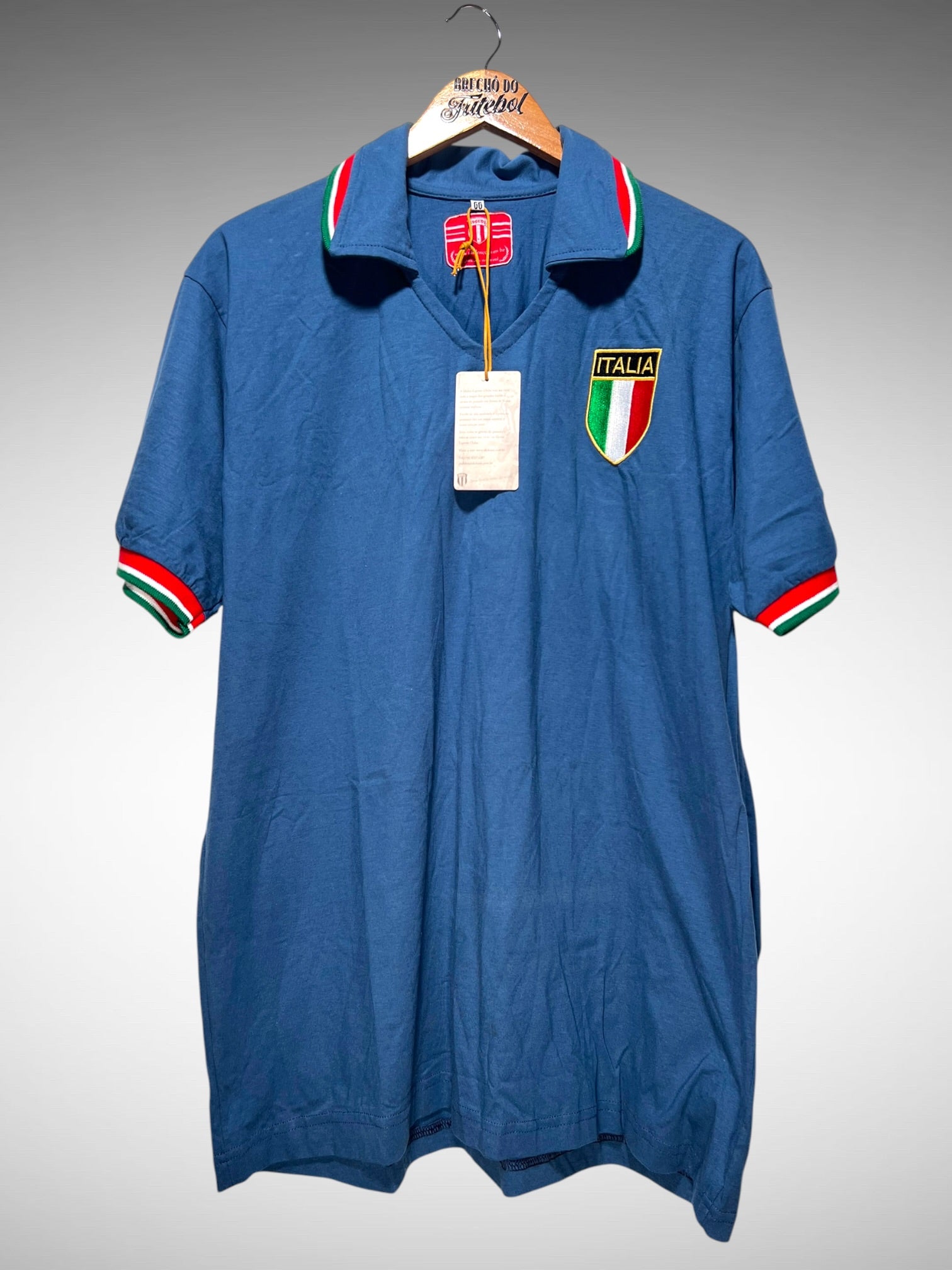 Itália Retrô 1982 Primeira Camisa Tam GG N 20.