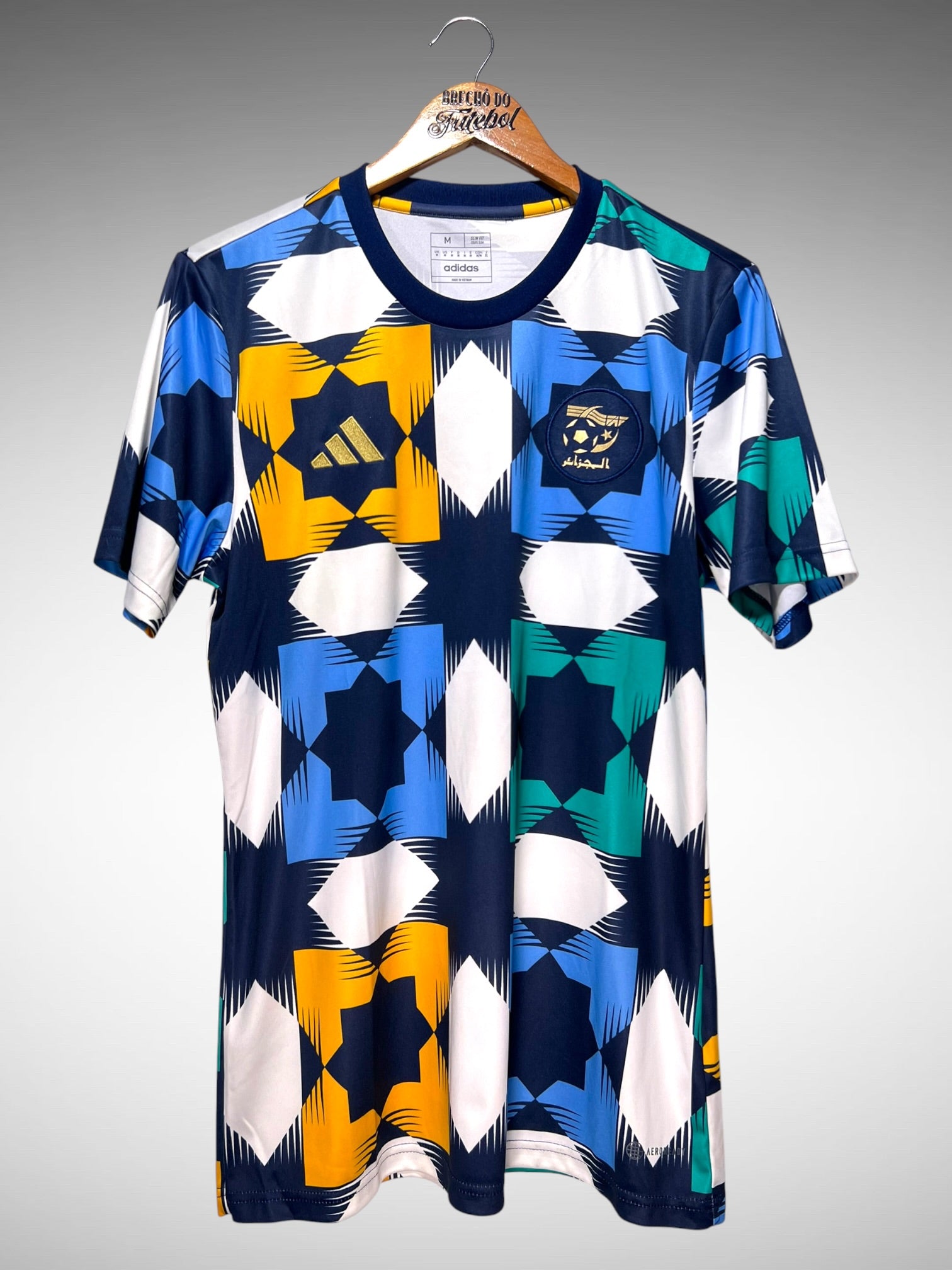 Argélia 2022 Camisa Pré-Jogo Tam M.