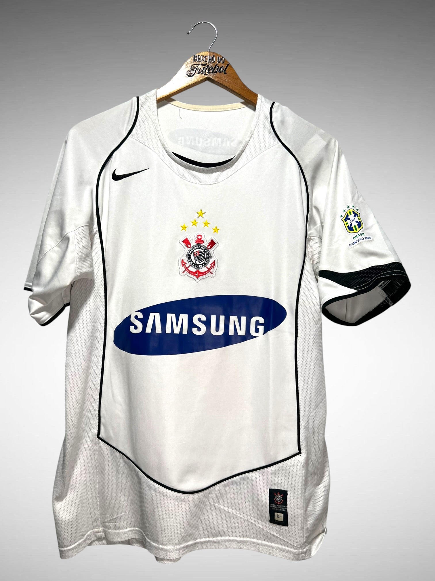 Corinthians 2005 Primeira Camisa Tam M N 4 Gustavo Nery.