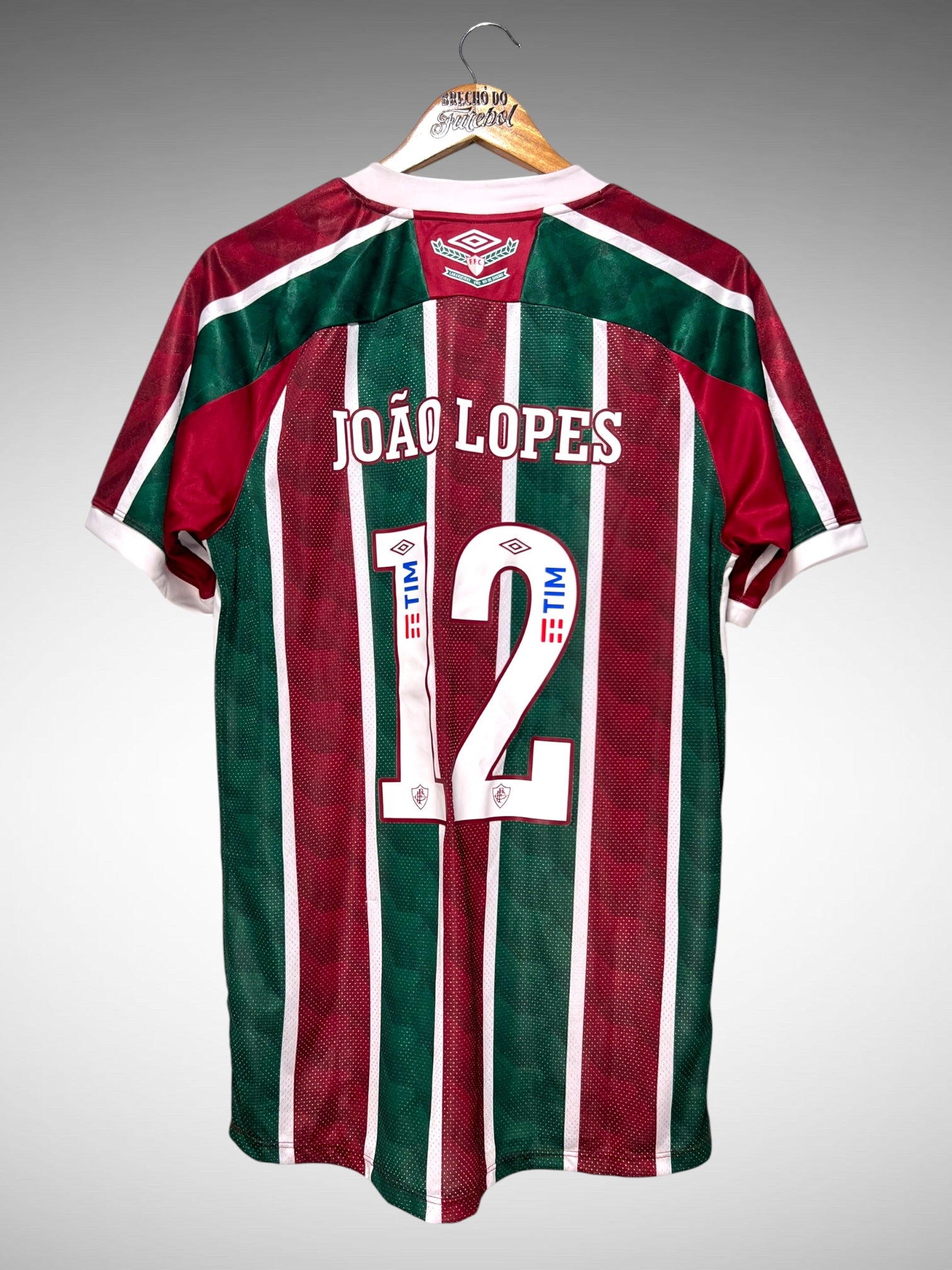 Fluminense 2020 Primeira Camisa Tam M N 12 João Lopes.