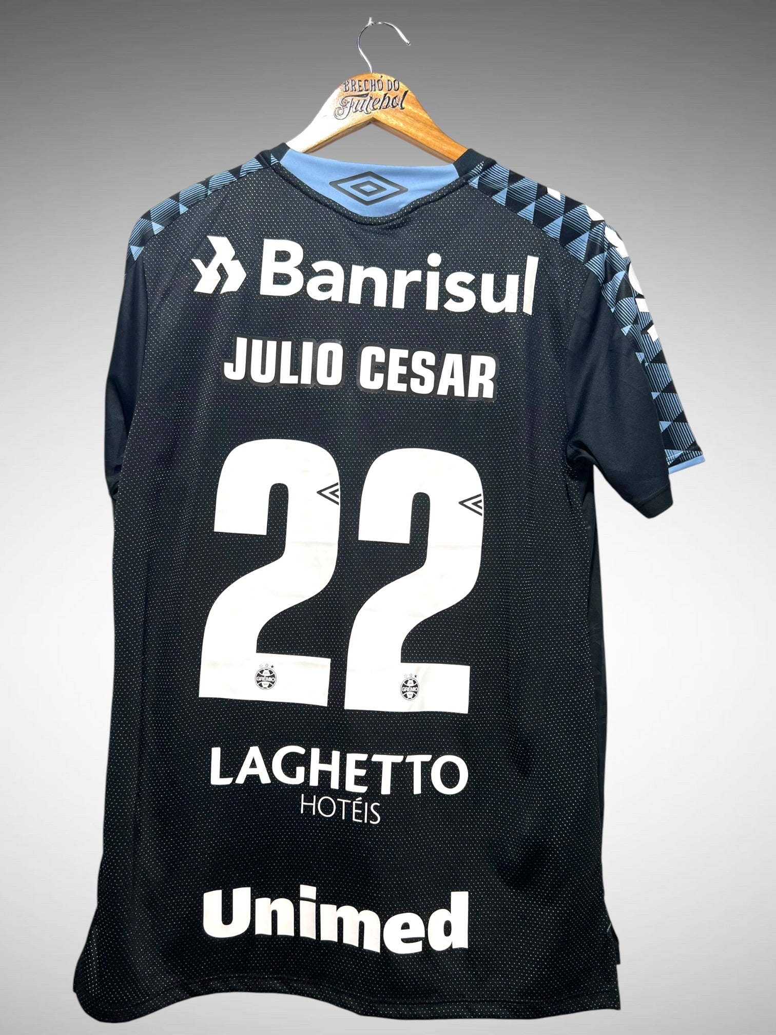 Grêmio 2019 Camisa de Goleiro Tam M N 22 Julio Cesar.