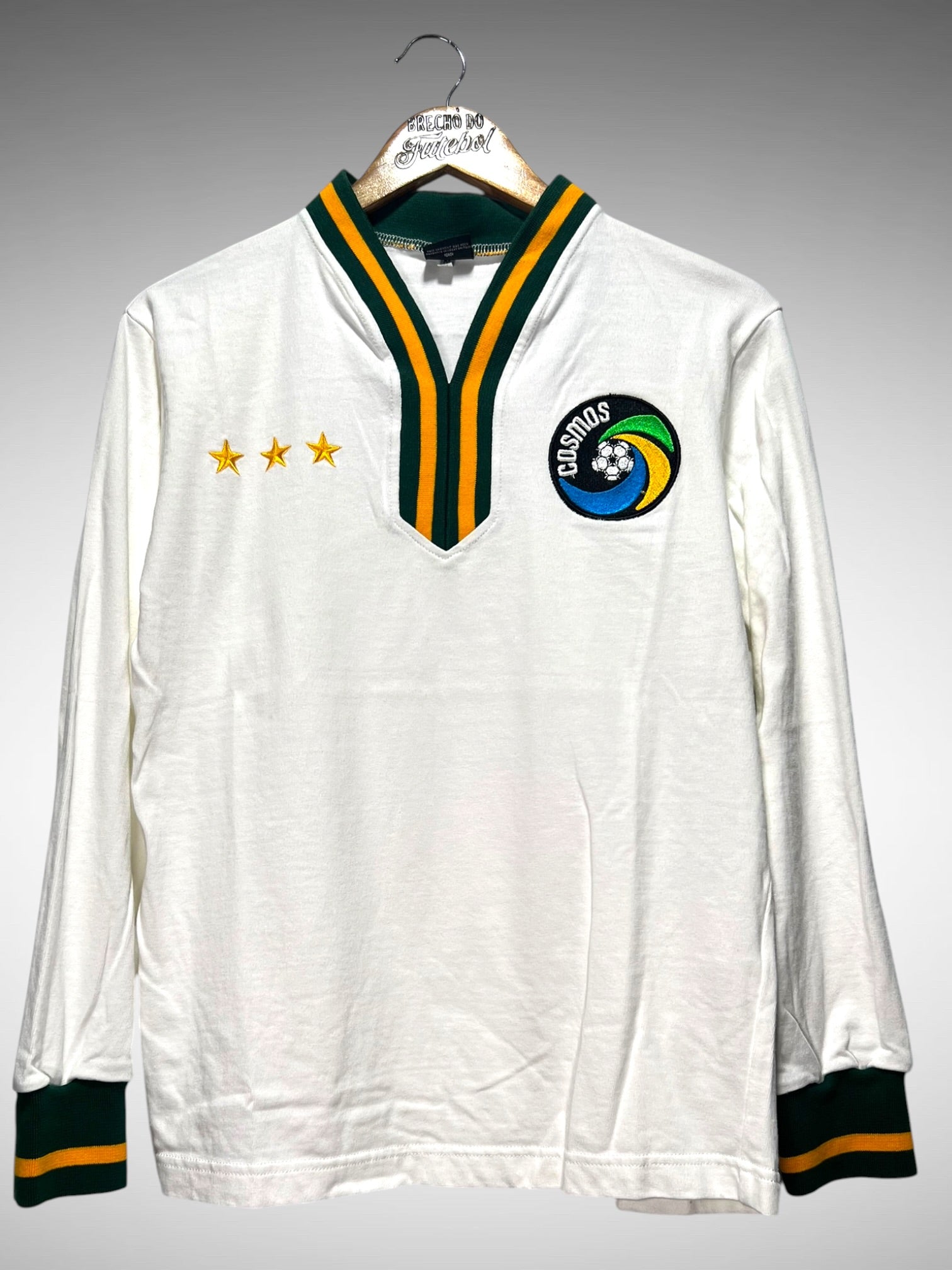 New York Cosmos Retrô 1978 Primeira Camisa tam M N 30 Cruyff Mangas Longas.