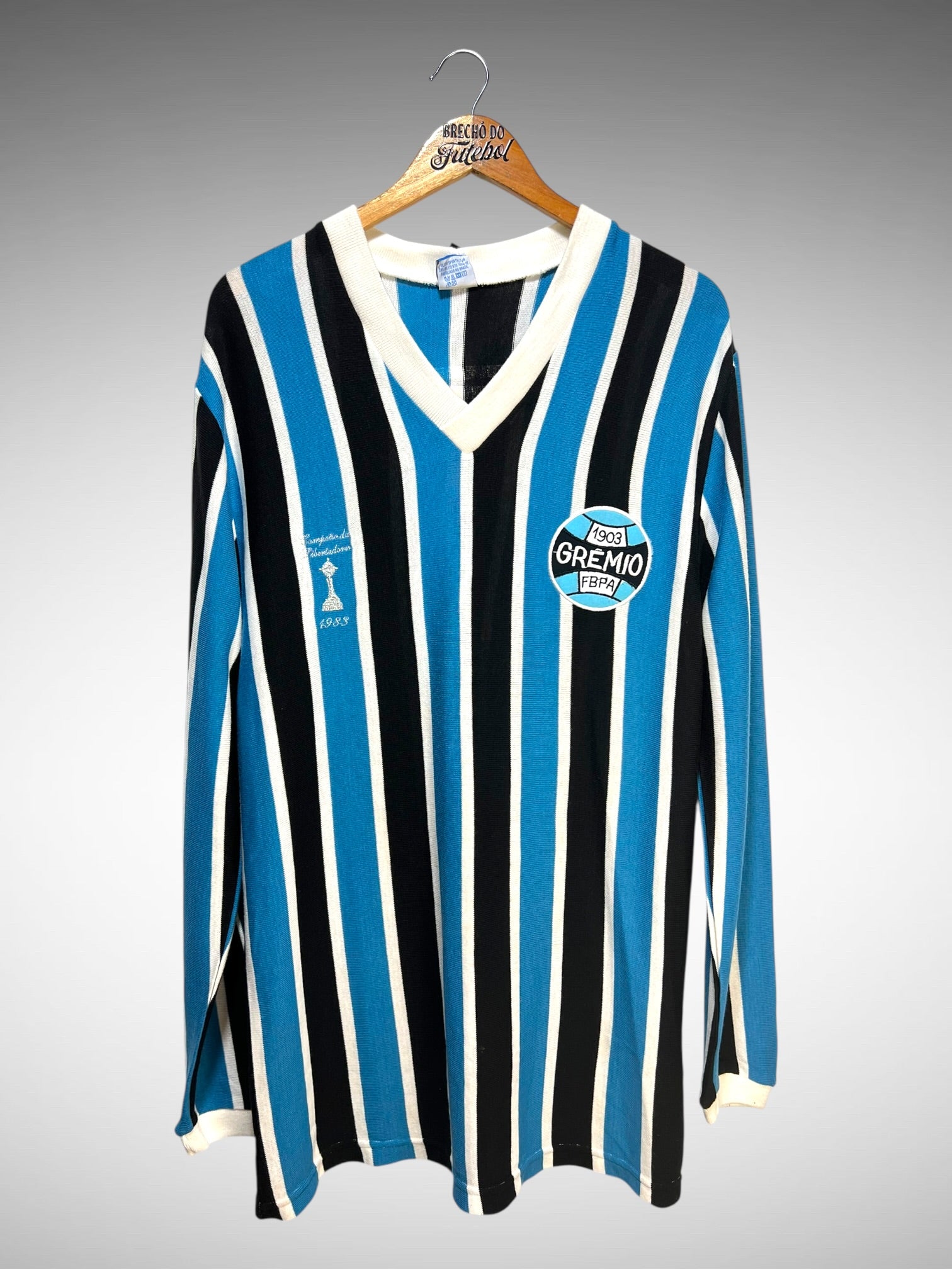 Grêmio Retrô 1983 Primeira Camisa Tam GG N 7 Mangas Longas.