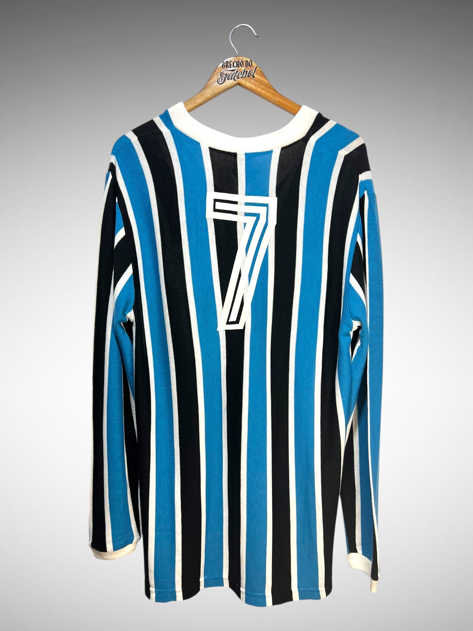 Grêmio Retrô 1983 Primeira Camisa Tam GG N 7 Mangas Longas.