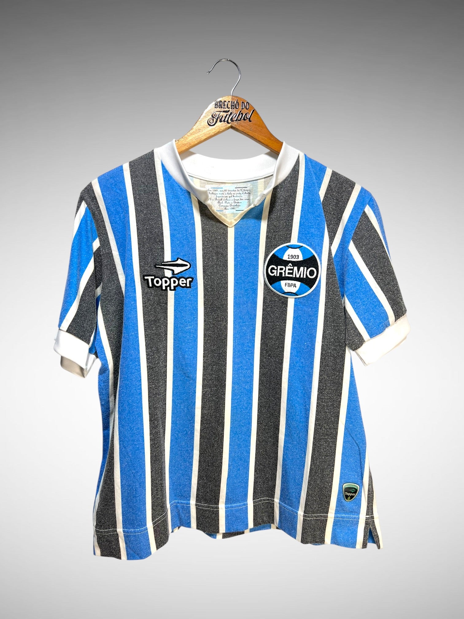 Grêmio Retrô 1981 Primeira Camisa Tam M Feminino N 9.