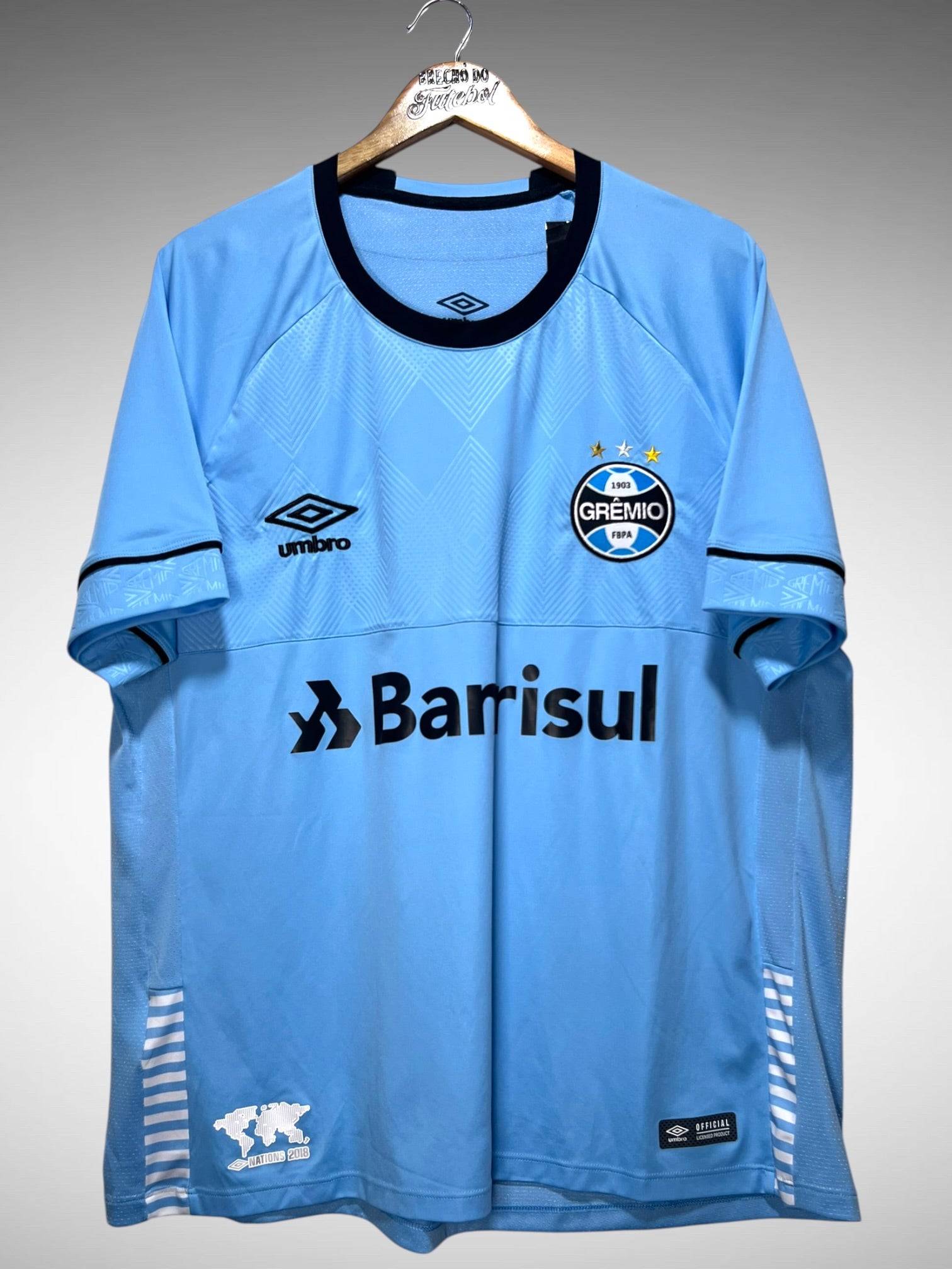 Grêmio 2018 Quarta Camisa Tam 3G.