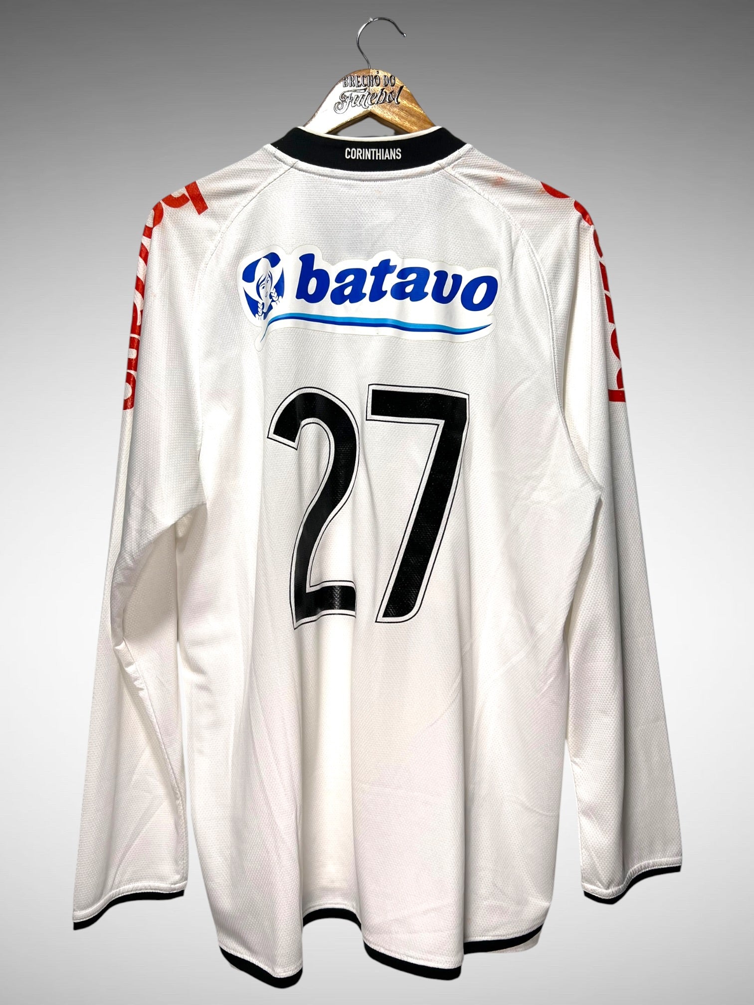 Corinthians 2009 Primeira Camisa Tam G N 27 Mangas Longas.