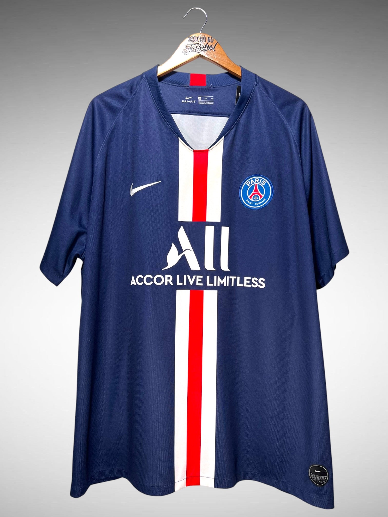 Paris Saint-Germain 2019 Primeira Camisa Tam 4G.