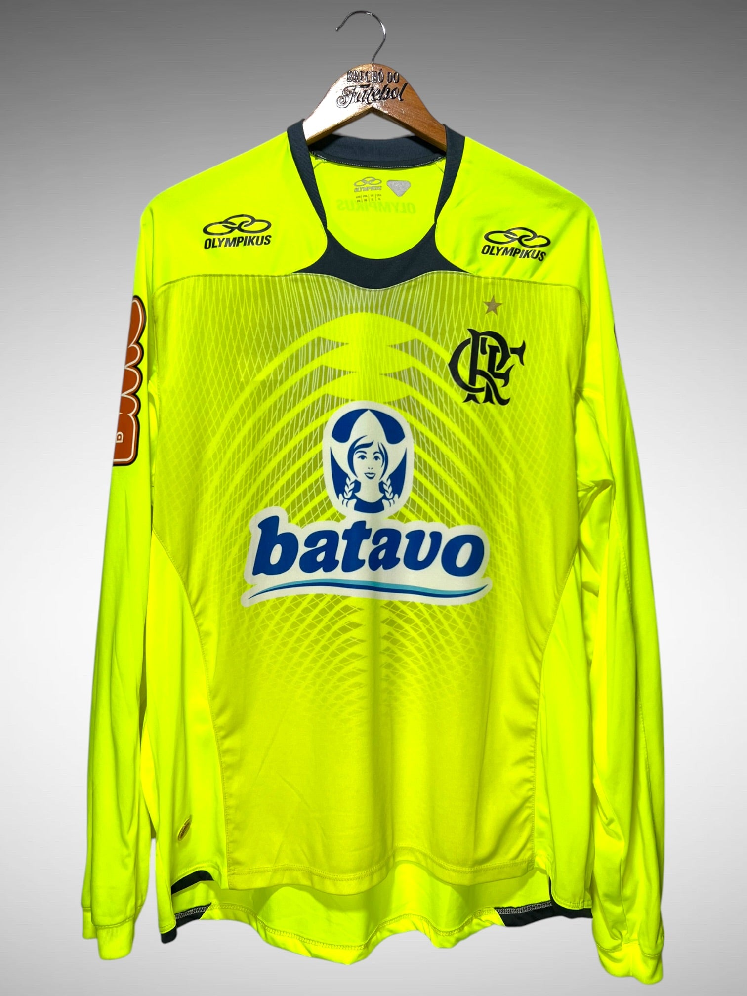 Flamengo 2010 Camisa de Treino Tam GG Mangas Longas.