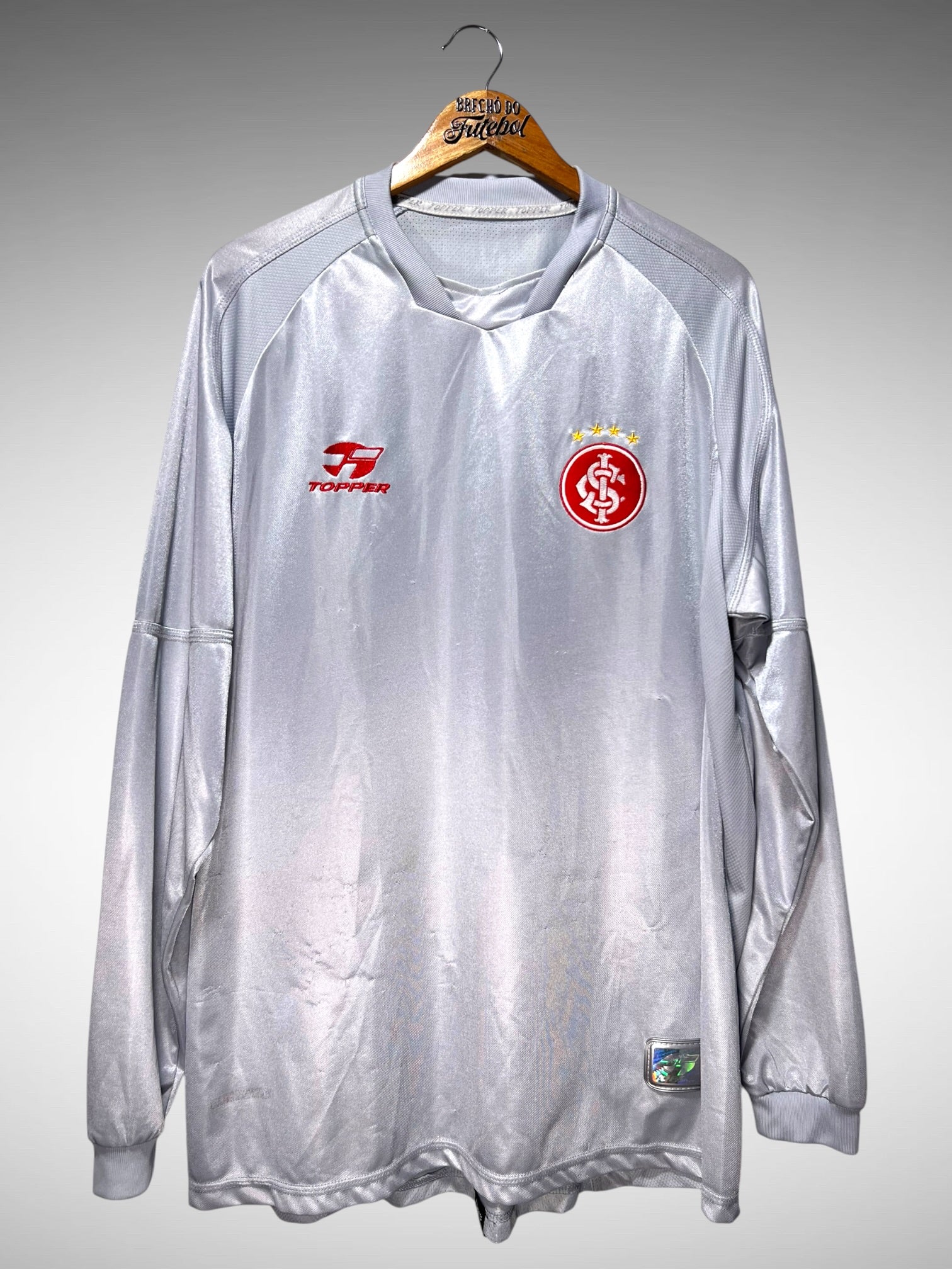 Internacional 2003 Camisa de Goleiro Tam G Mangas Longas.