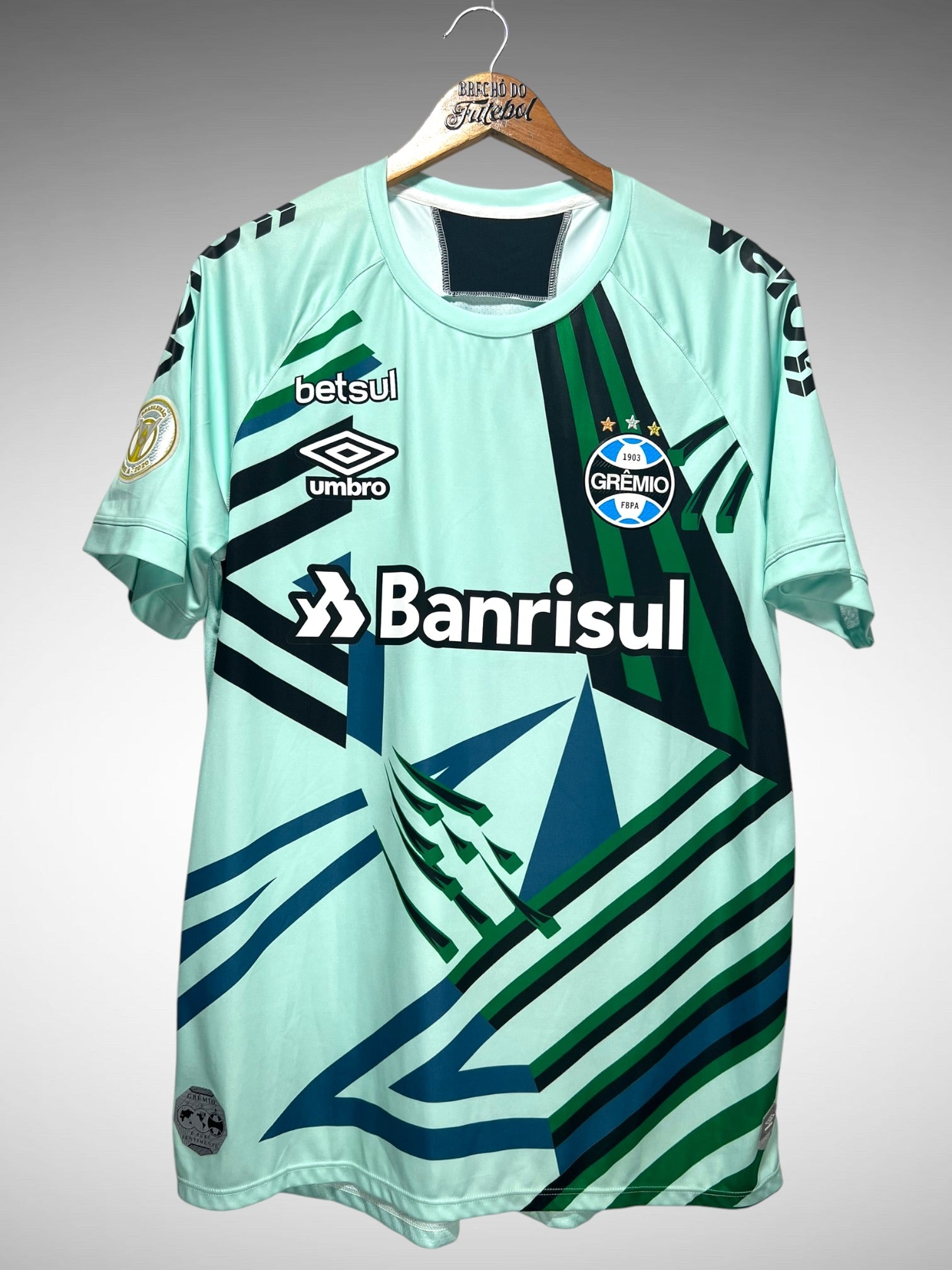 Grêmio 2020 Camisa de Goleiro Tam G N 24 Brenno.