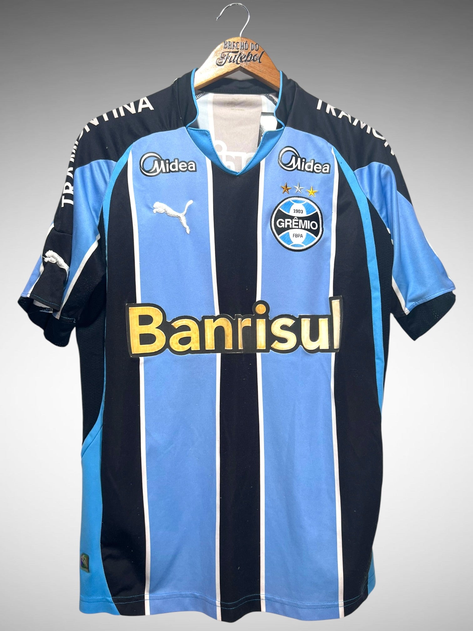 Grêmio 2010 Primeira Camisa Tam G N 6.