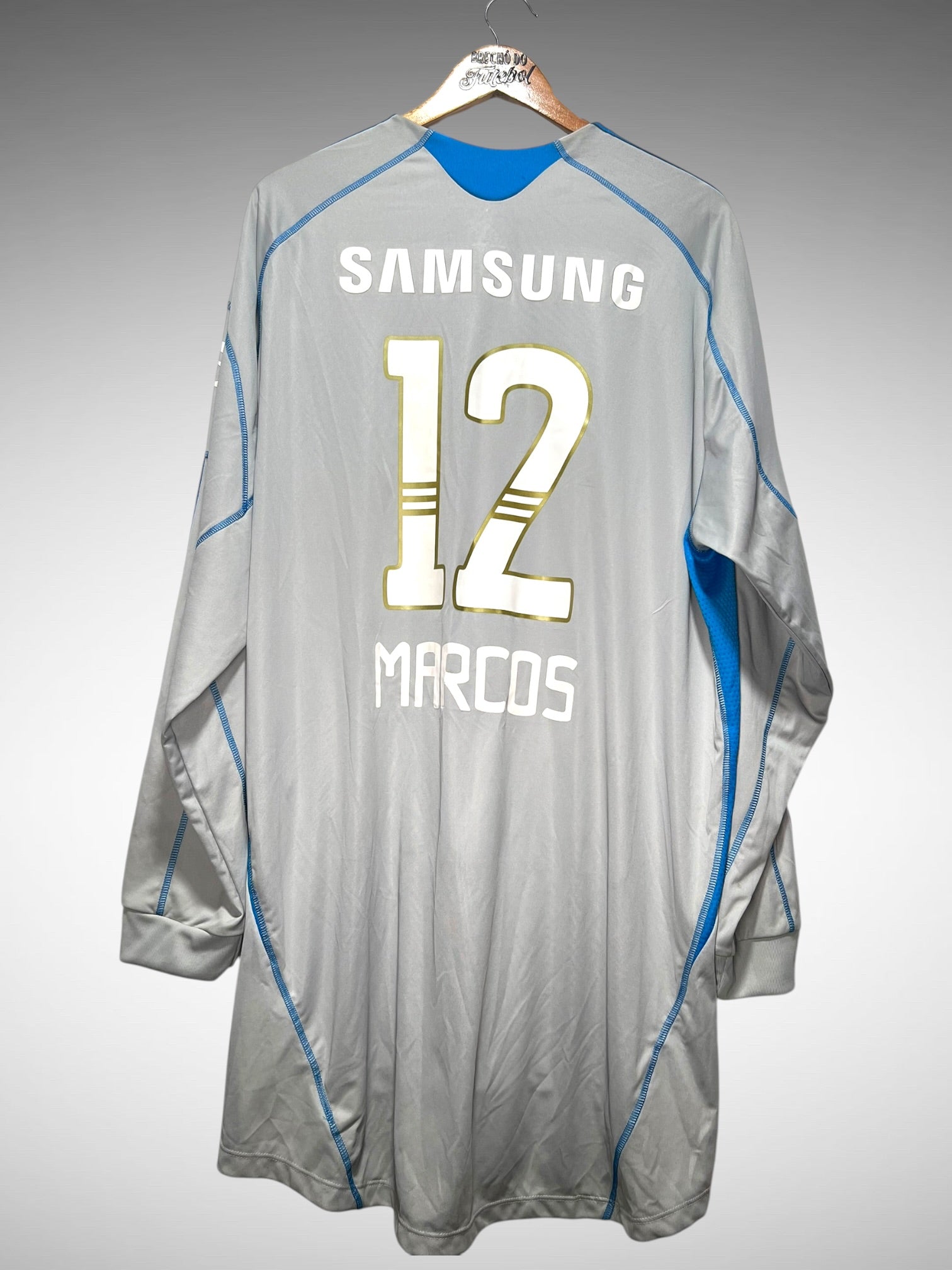 Palmeiras 2009 Camisa de Goleiro Tam GG N 12 Marcos Mangas Longas.