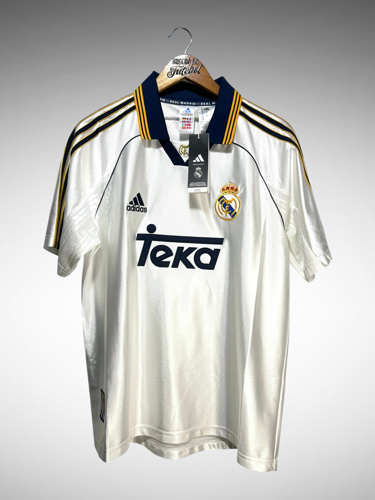 Real Madrid 1999 Primeira Camisa Tam M Relançamento.