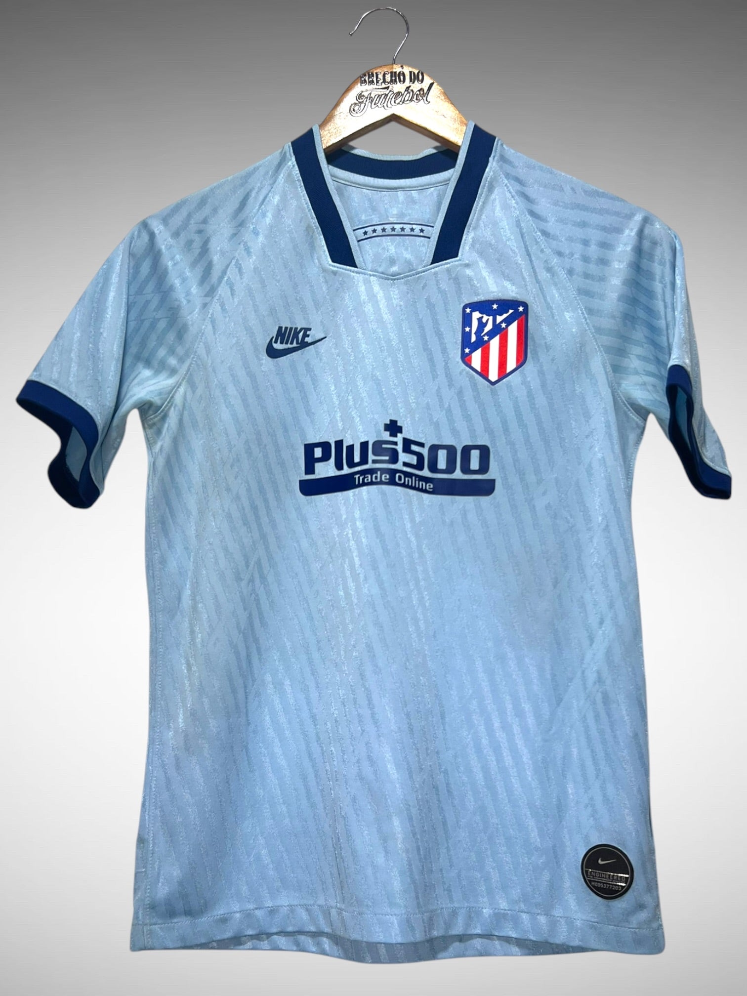 Atlético de Madrid 2019 Terceira Camisa Tam 14 anos Infantil.