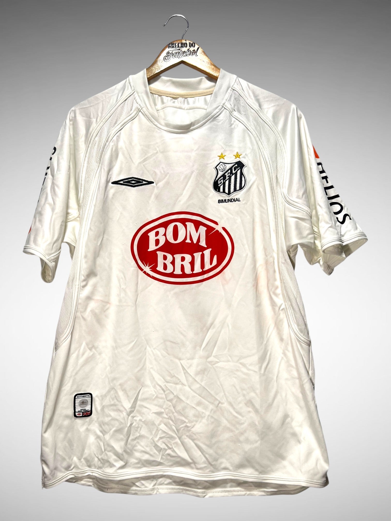 Santos 2004 Primeira Camisa Tam G N 7.