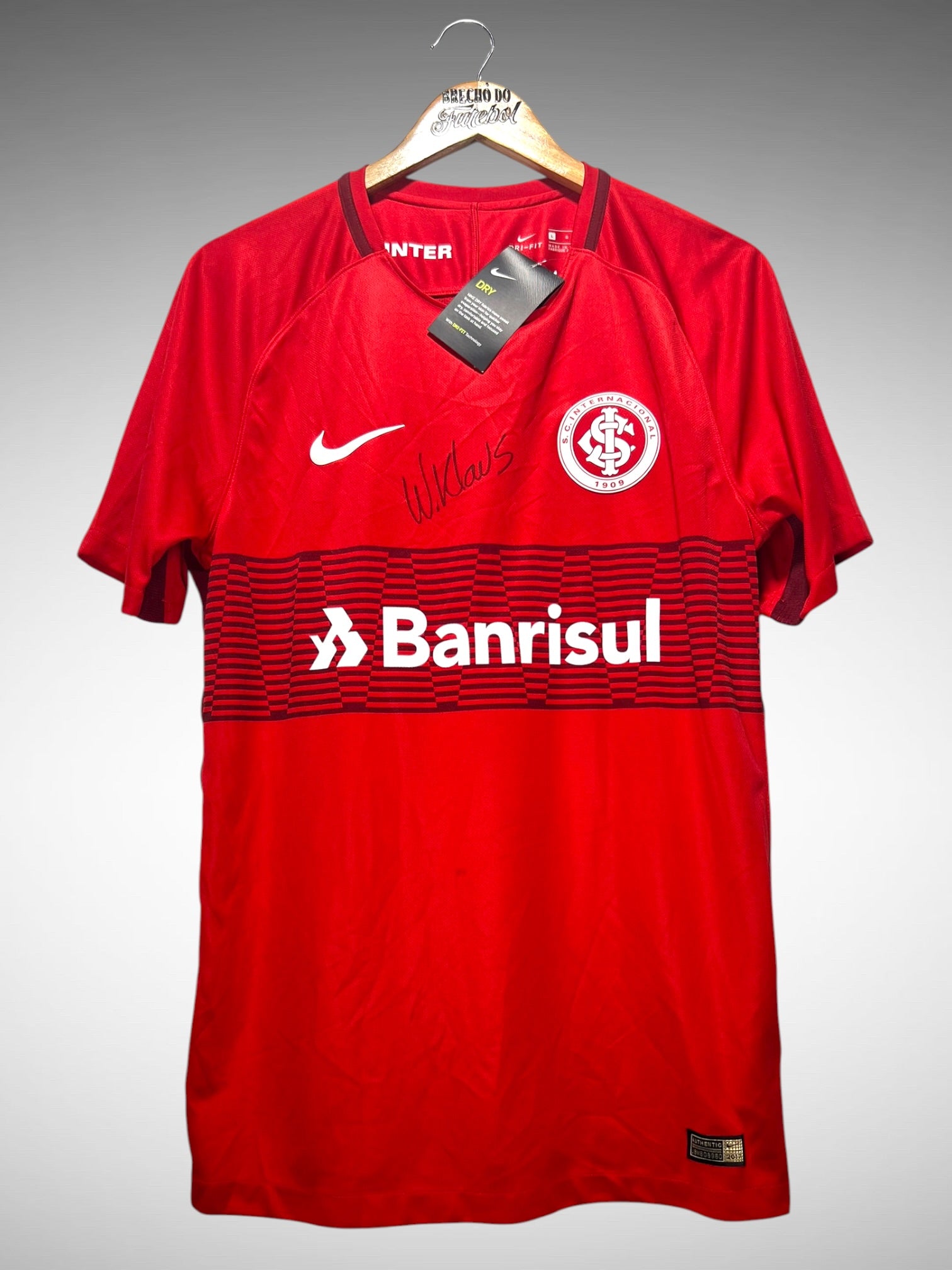Internacional 2017 Primeira Camisa Tam G N 44 Klaus.