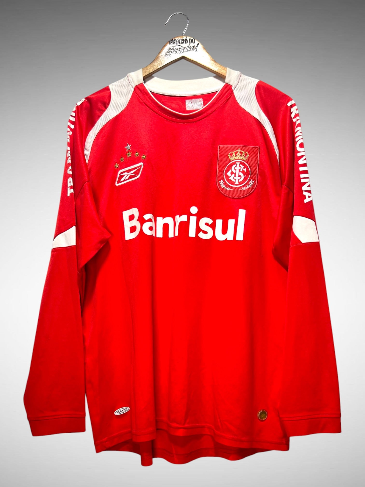 Internacional 2007 Primeira Camisa Tam G Mangas Longas.