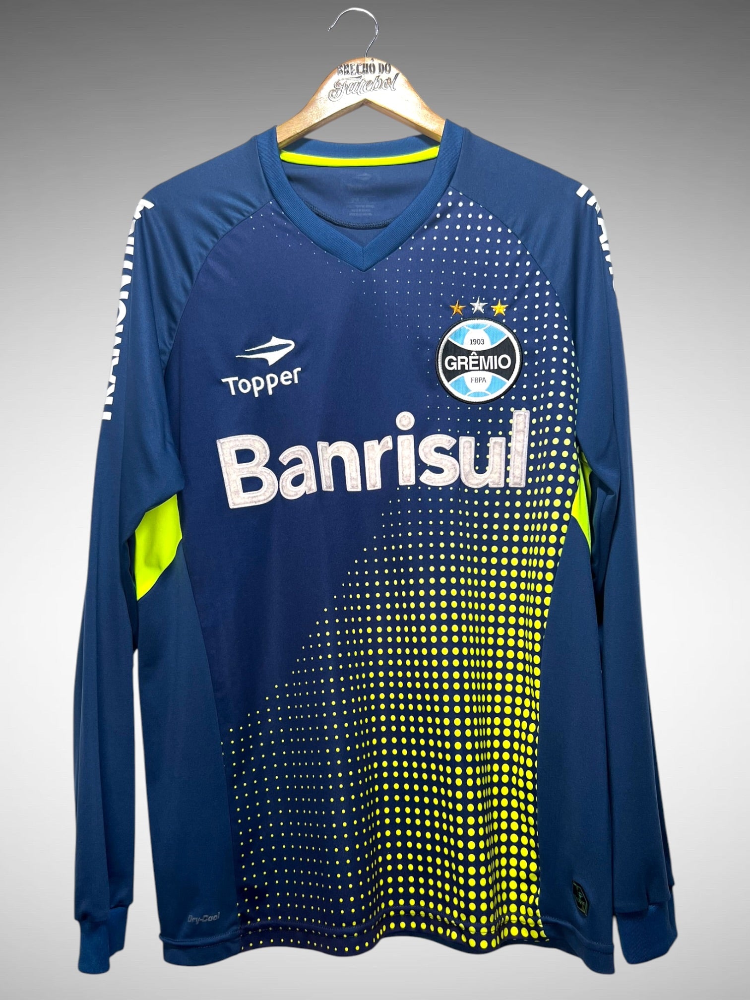 Grêmio 2013 Camisa de Goleiro Tam GG N 1 Mangas Longas.