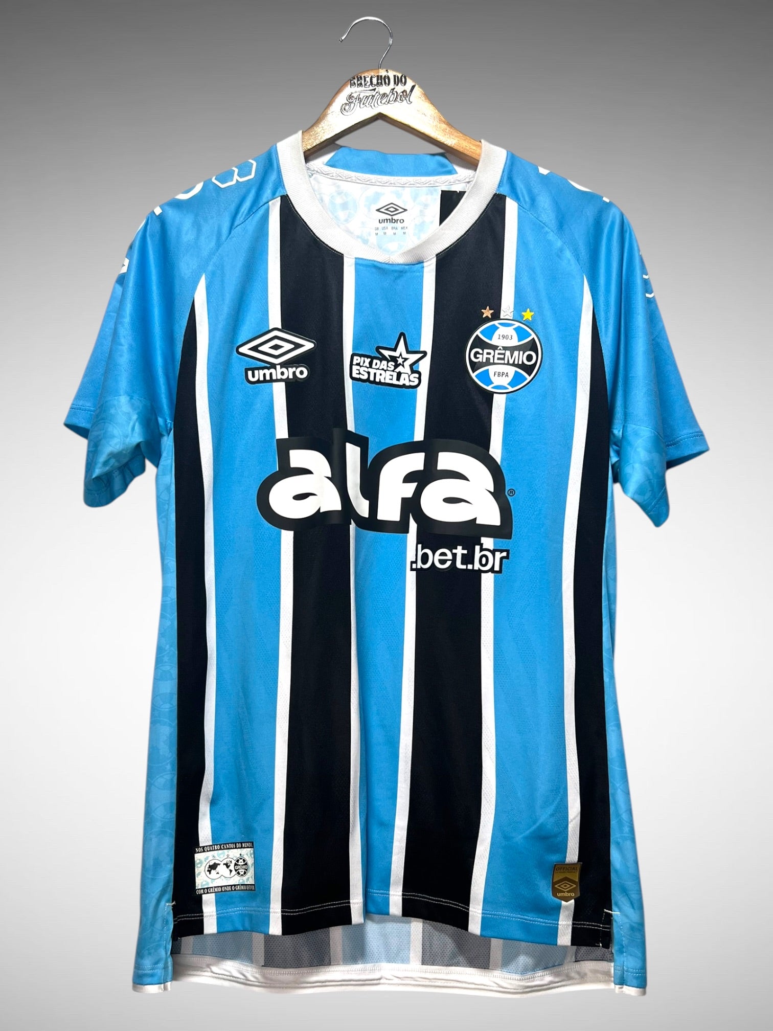 Grêmio 2025 Primeira Camisa Tam M N 7 C. Pavon.