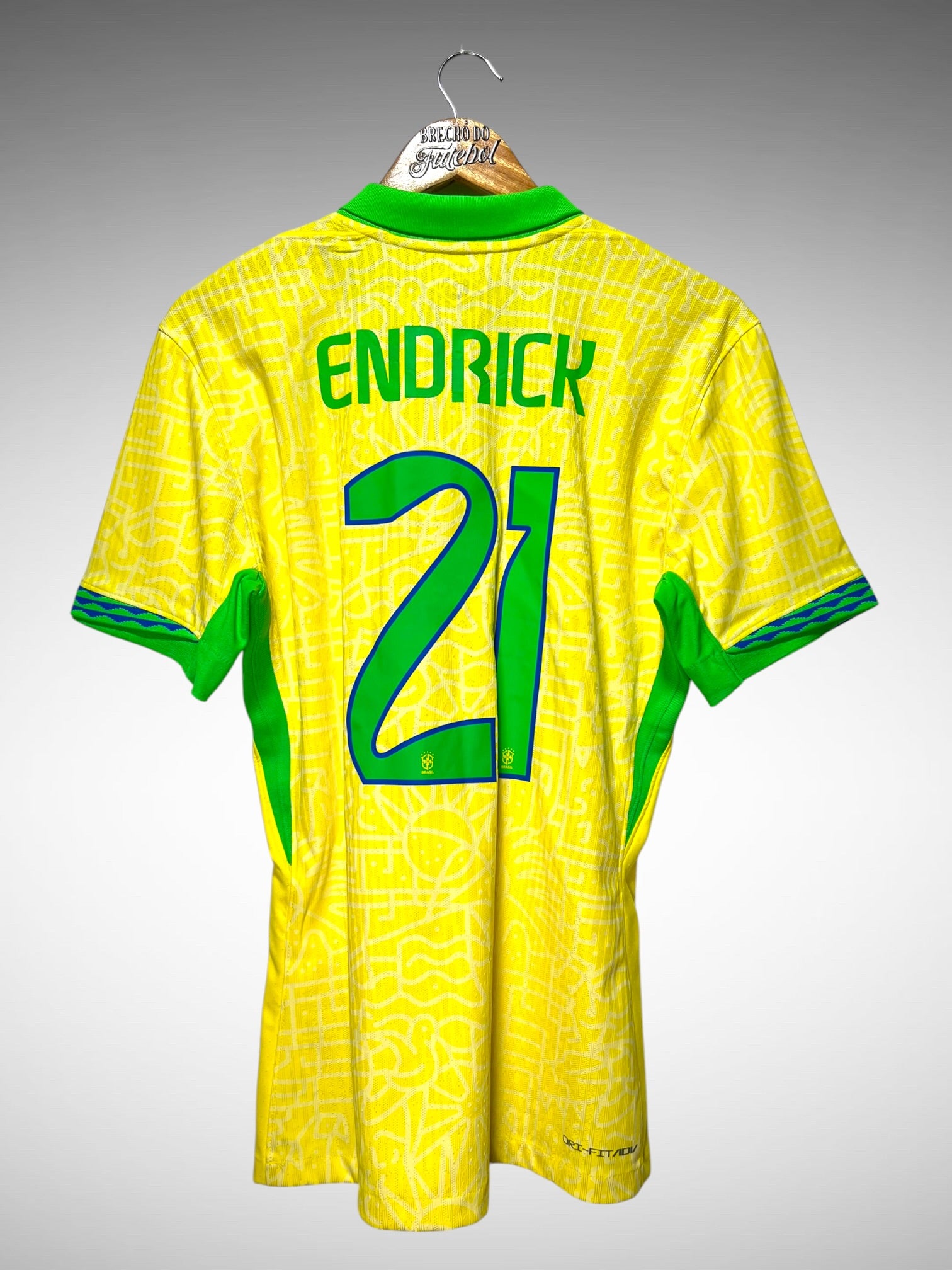 Brasil 2024 Primeira Camisa Tam M N 21 Endrick.