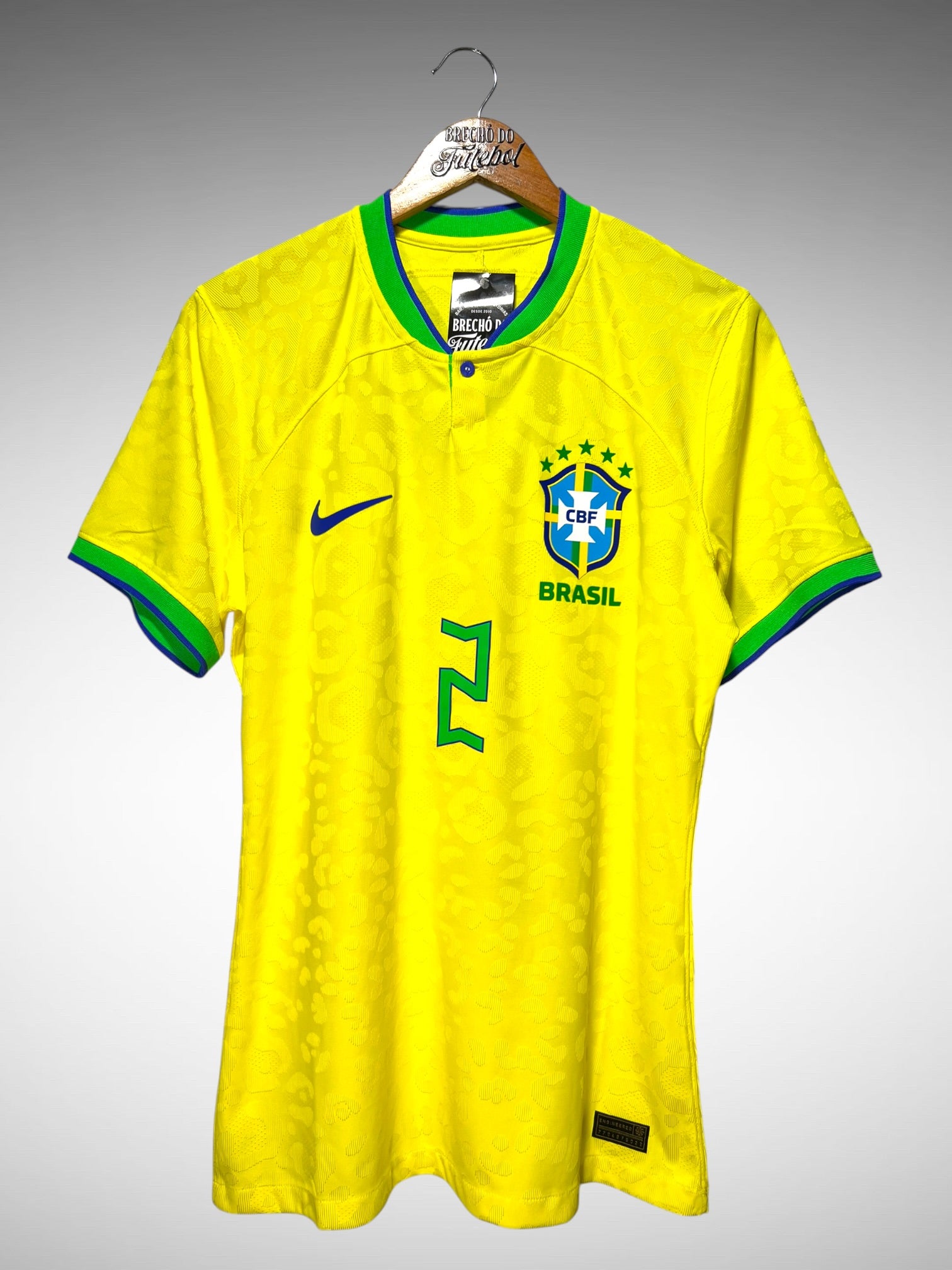 Brasil 2022 Primeira Camisa Tam M N 2 Danilo.