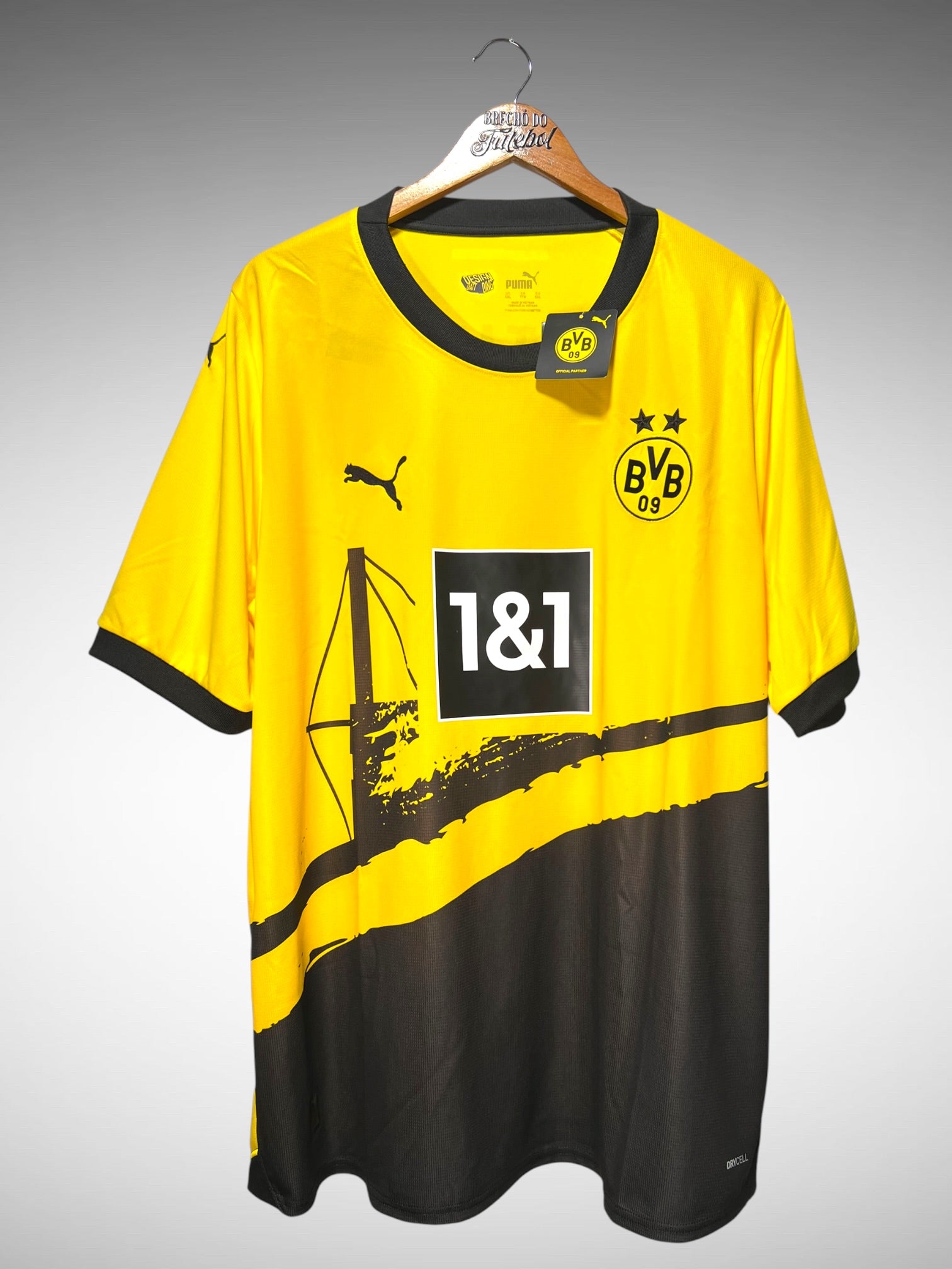 Borussia Dortmund 2023 Primeira Camisa Tam 3G.