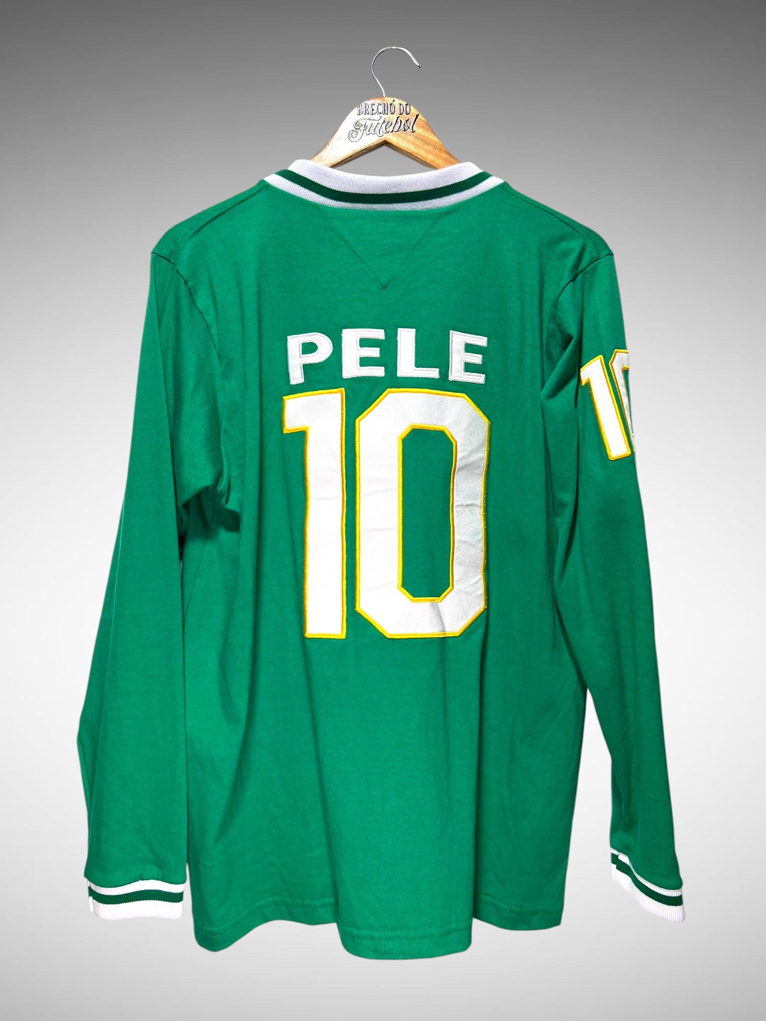New York Cosmos Retrô 1970's Segunda Camisa Tam M N 10 Pelé Mangas Longas.